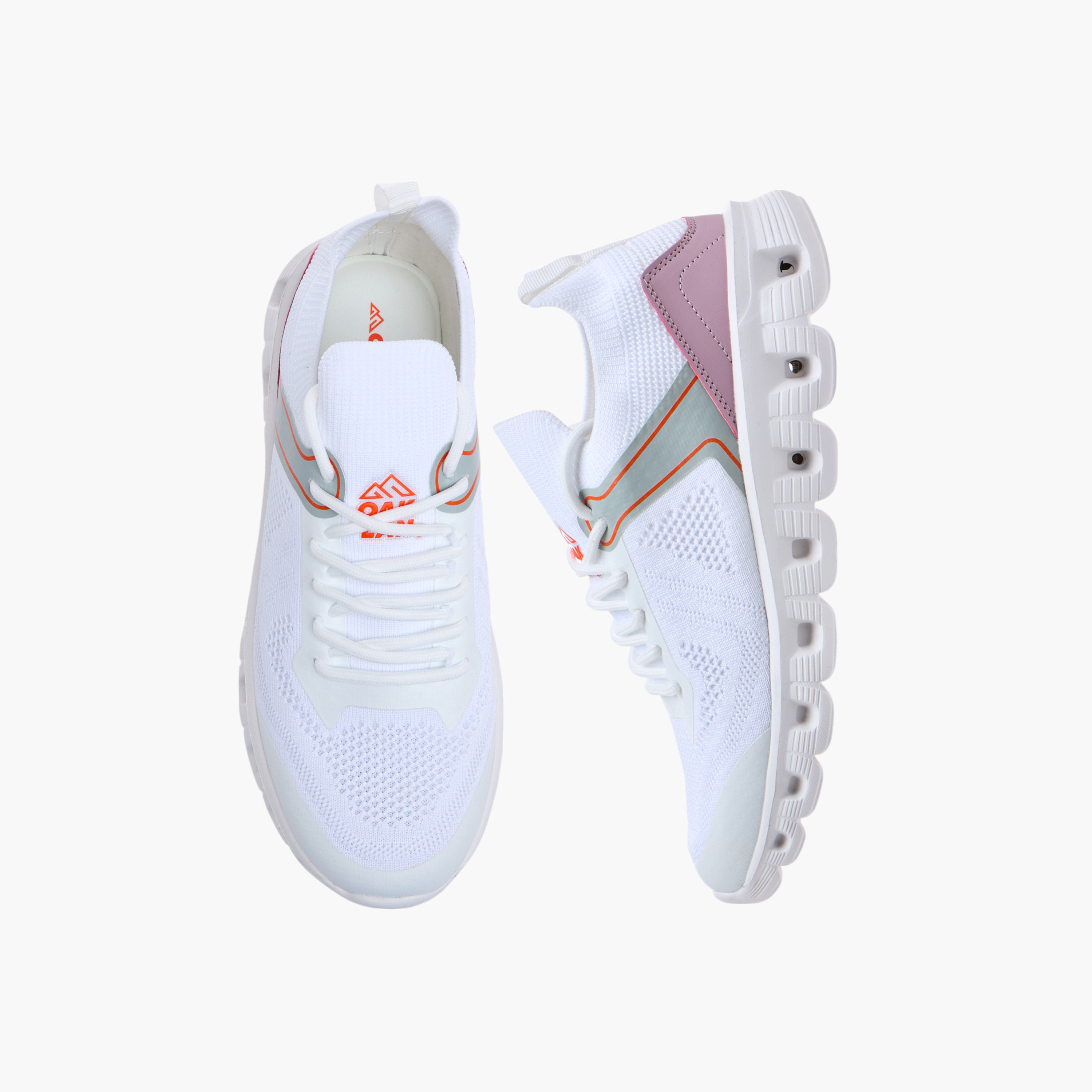 Oaklan by Shoexpress Panelled Lace-Up Sports Shoes-sports-women-shoes-image-1