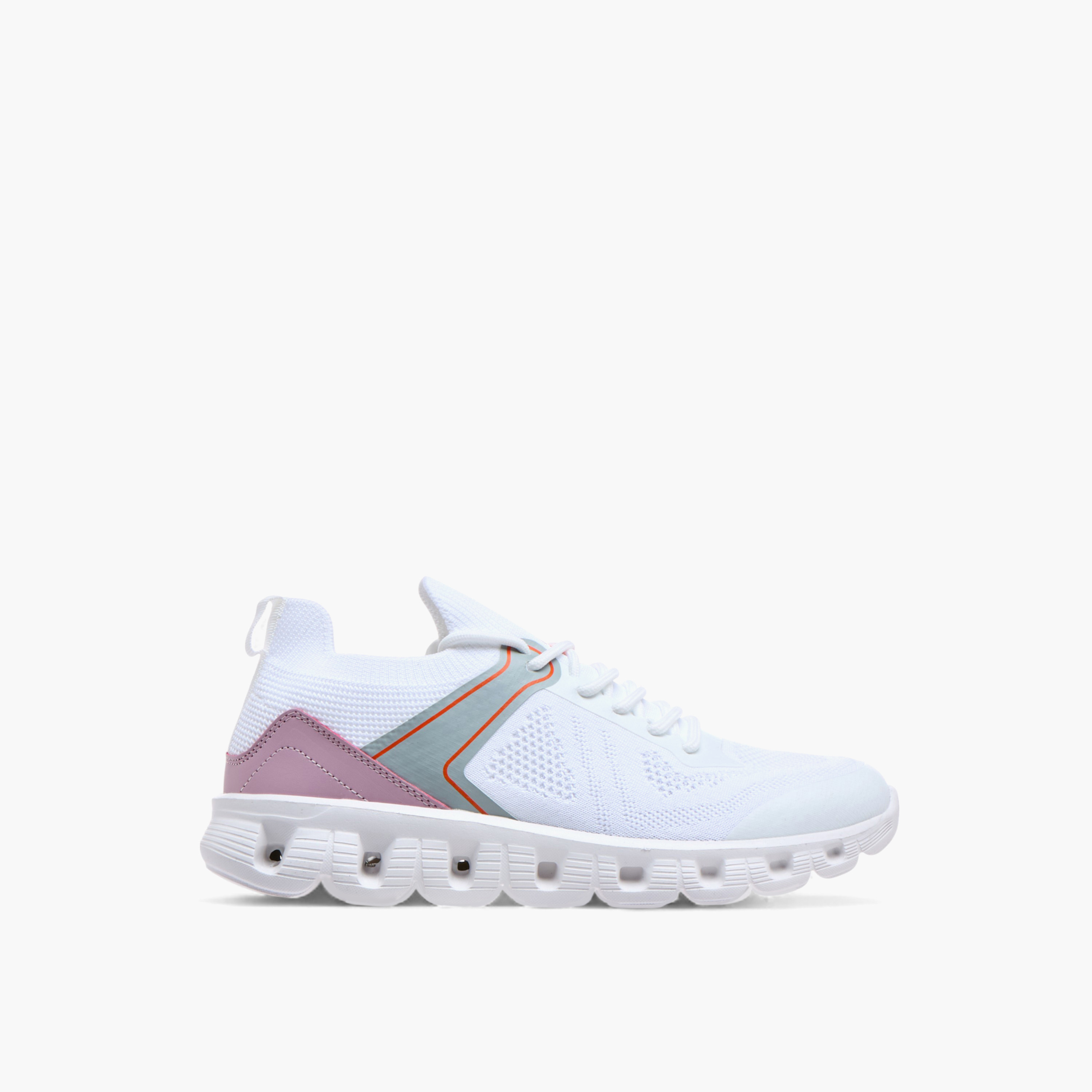 Oaklan by Shoexpress Panelled Lace-Up Sports Shoes-sports-women-shoes-image-3