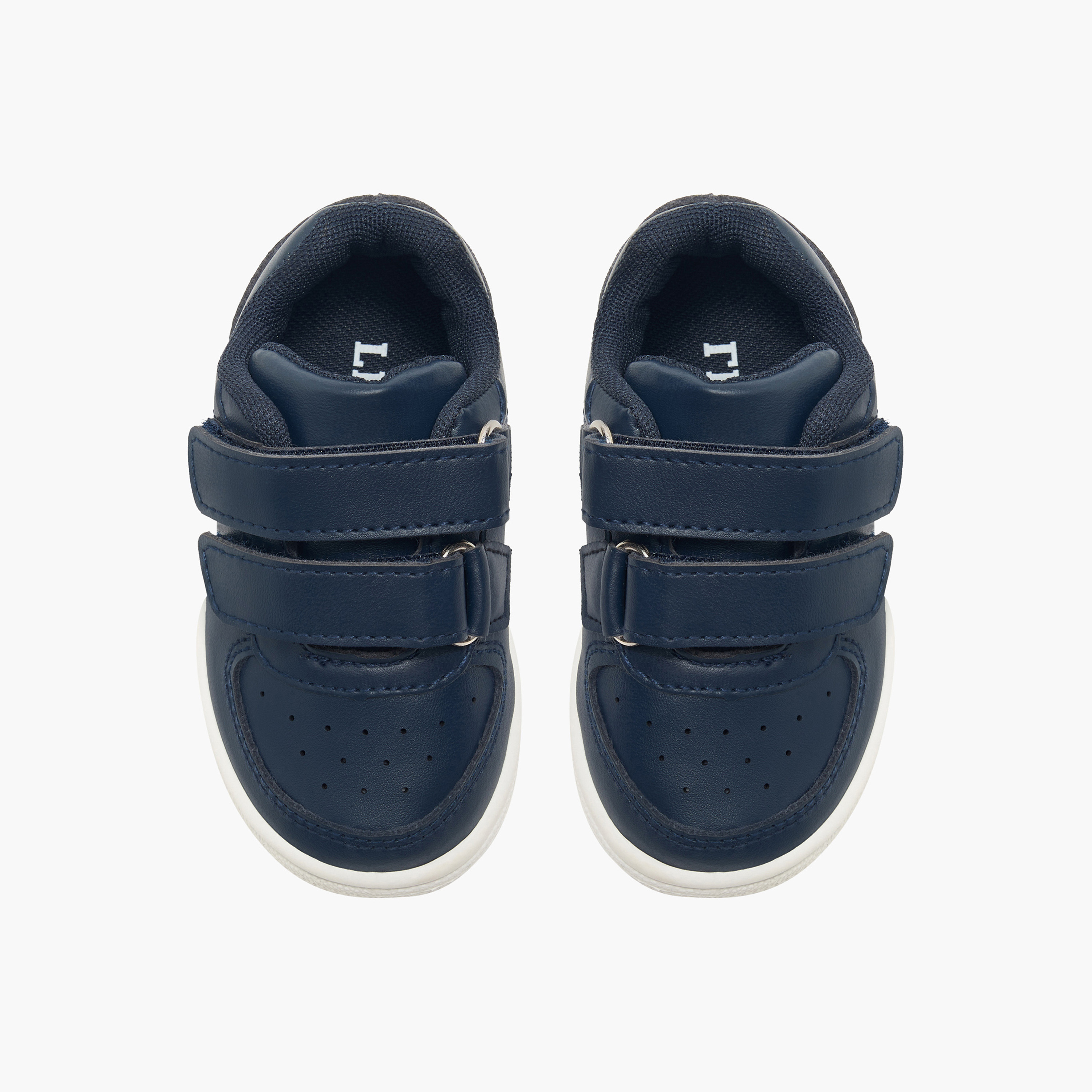 Lbl By Shoexpress Panelled Sneakers with Hook and Loop Closure-baby-boys-shoes-closedshoes-image-1