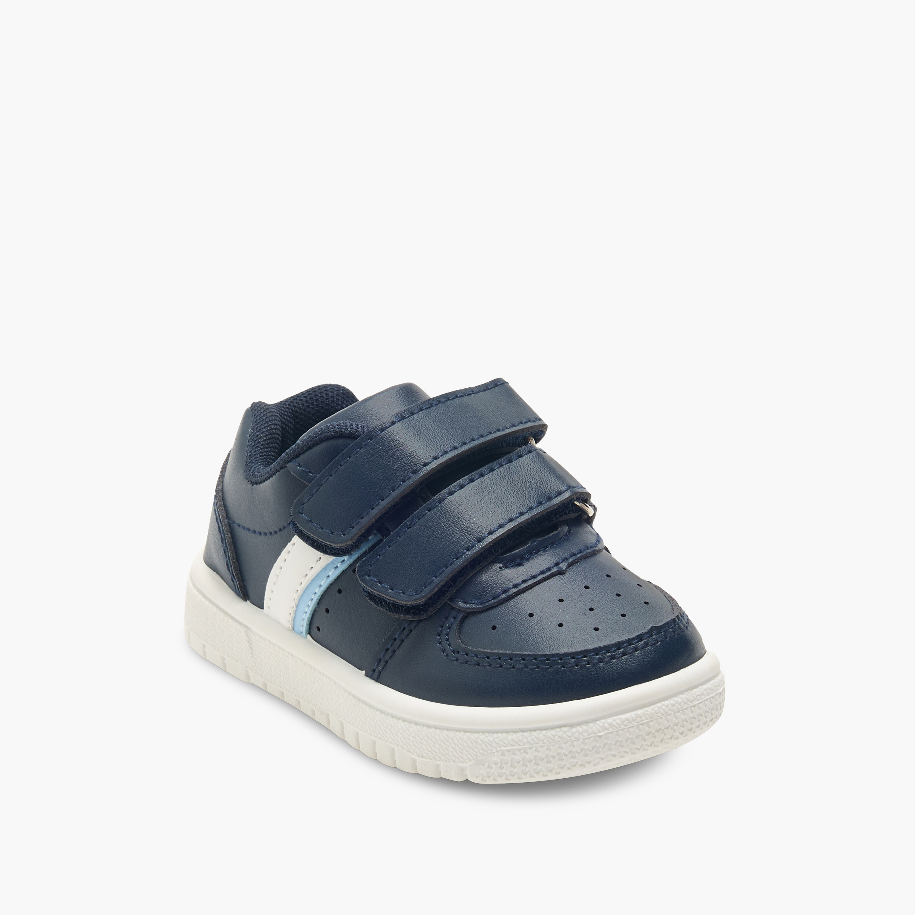 Lbl By Shoexpress Panelled Sneakers with Hook and Loop Closure-baby-boys-shoes-closedshoes-image-2