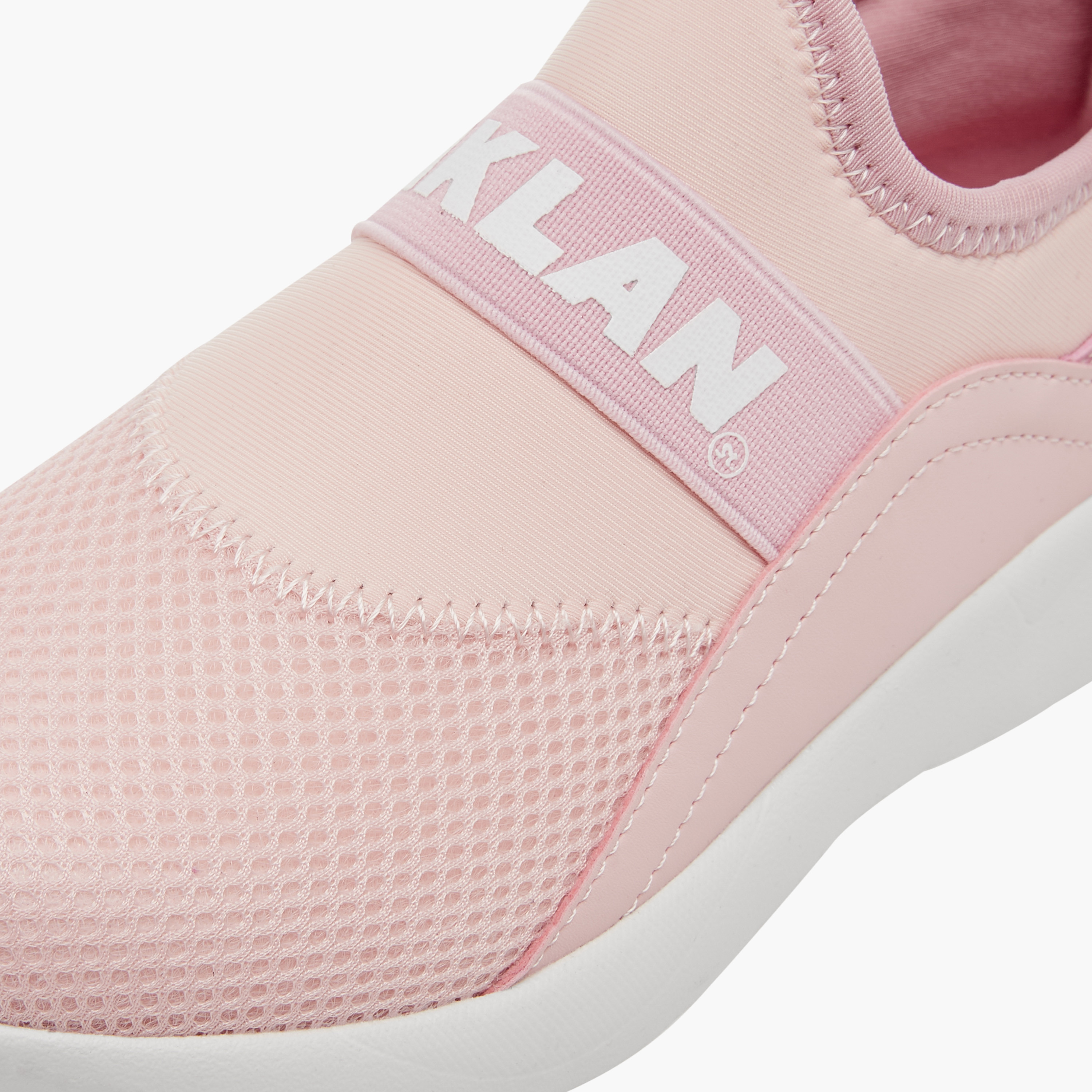 حذاء سنيكرز سهل الارتداء بألسنة سحب وتفاصيل الشعار من أوكلان من شو إكسبرس-girls-shoes-sneakers-image-4