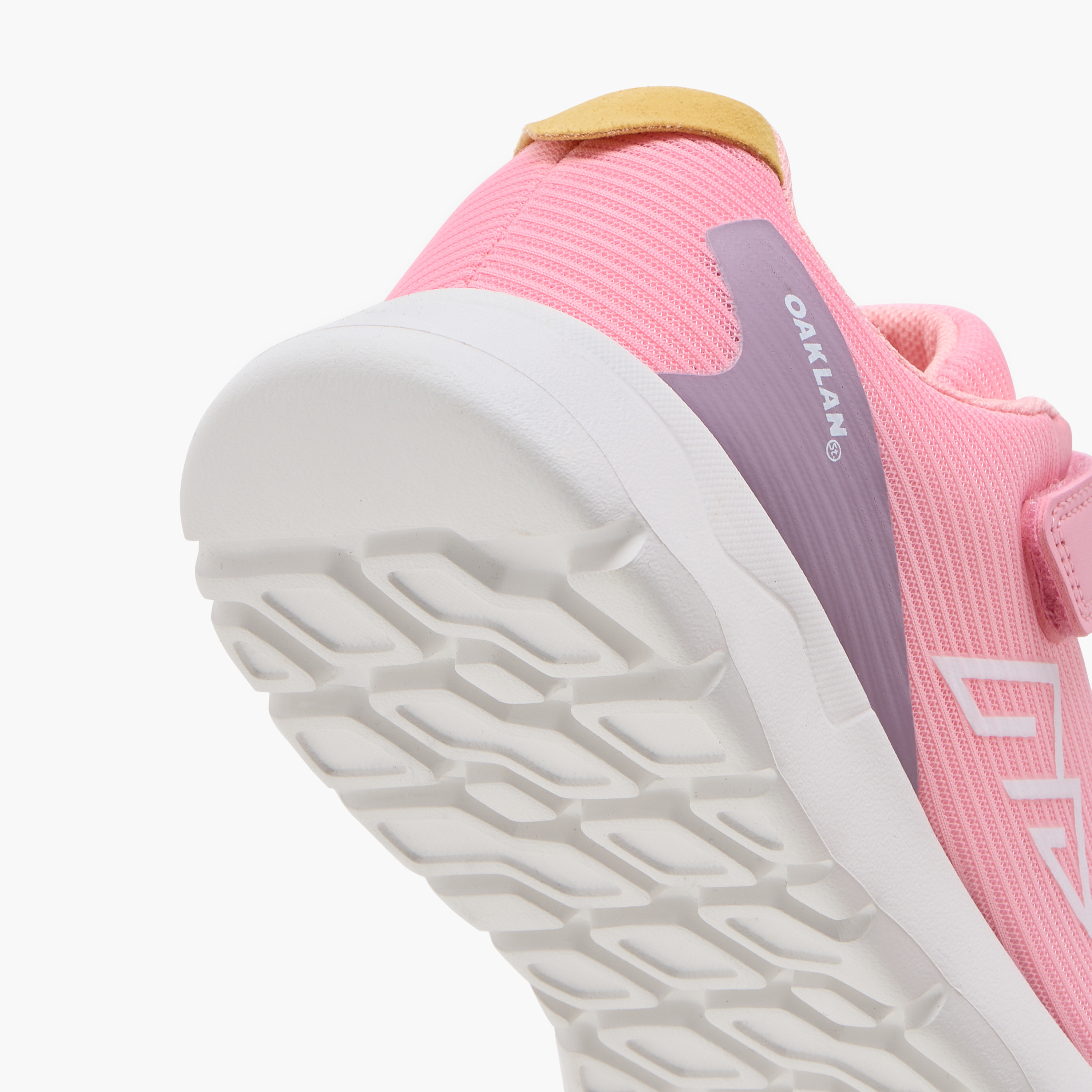 Oaklan by Shoexpress Logo Print Sports Shoes with Hook and Loop Closure-girls-shoes-sneakers-image-5