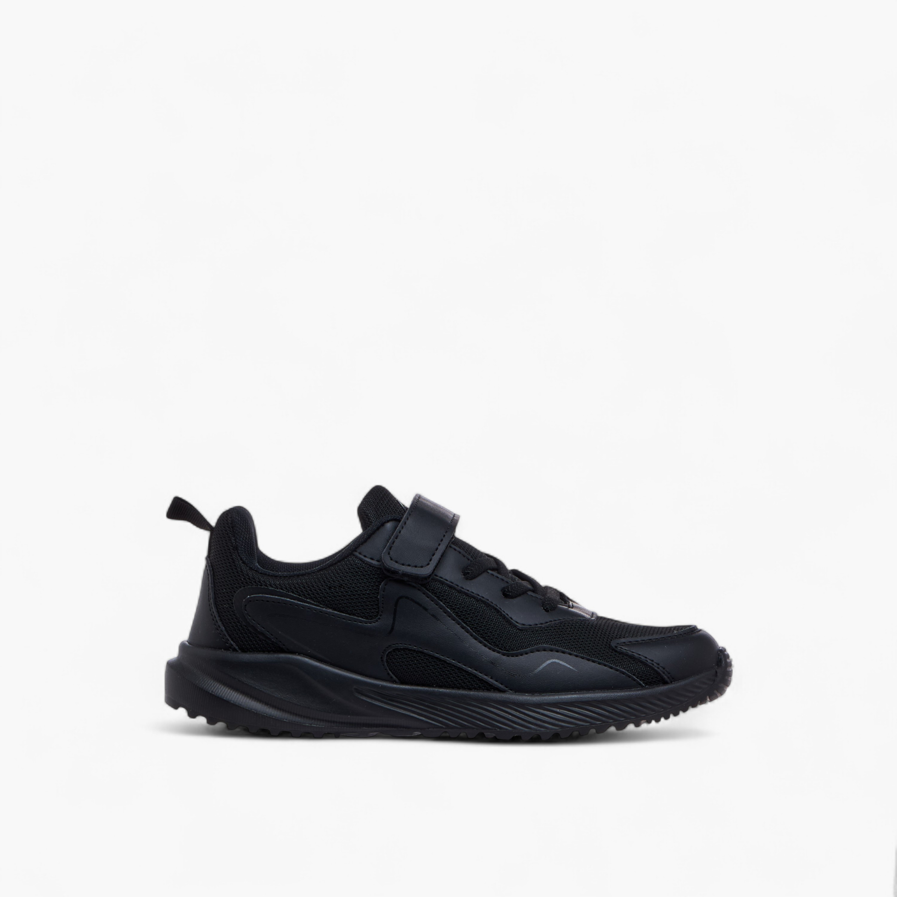 Oaklan by Shoexpress Panelled Sports Shoes with Hook and Loop Closure-girls-shoes-sports-image-3