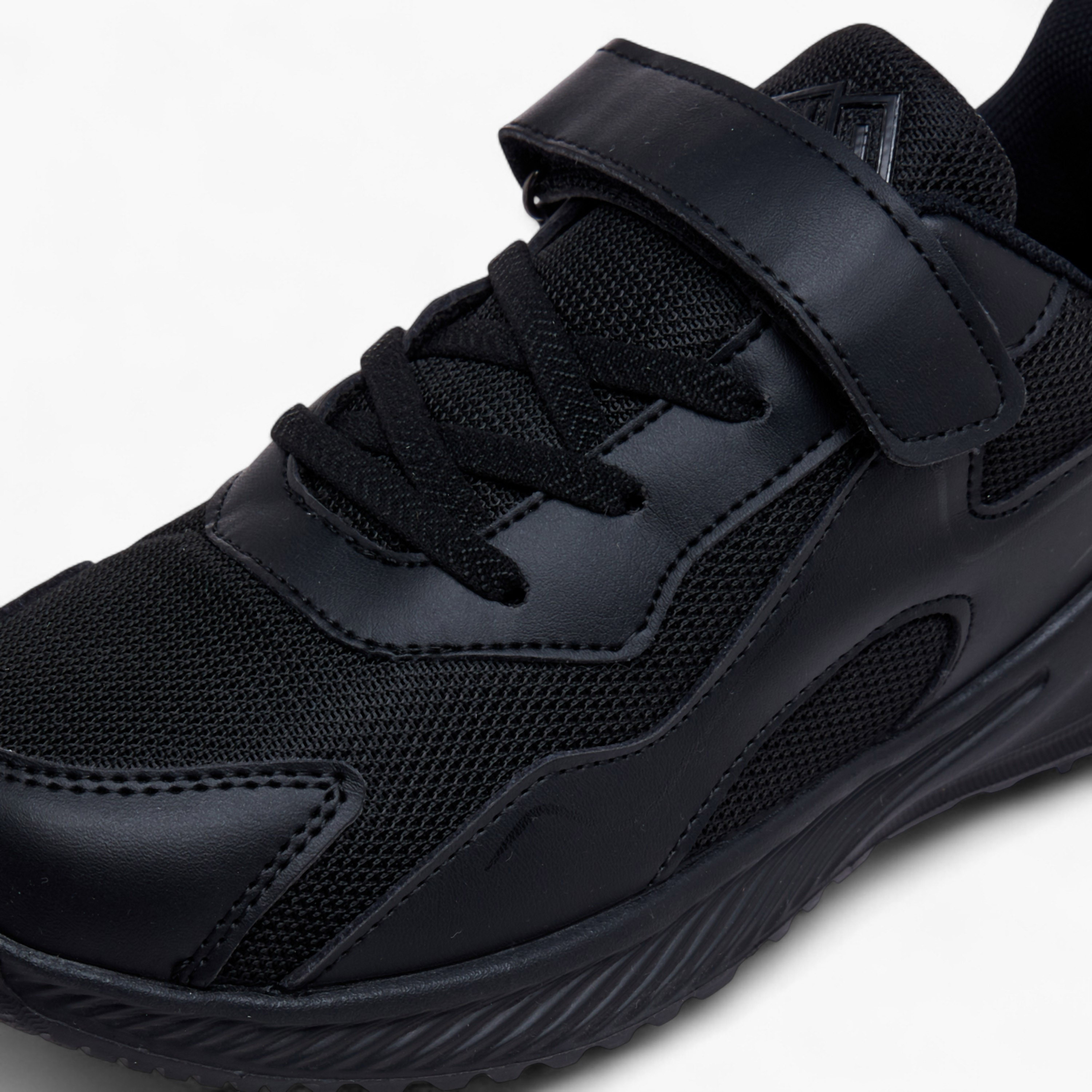 Oaklan by Shoexpress Panelled Sports Shoes with Hook and Loop Closure-girls-shoes-sports-image-4