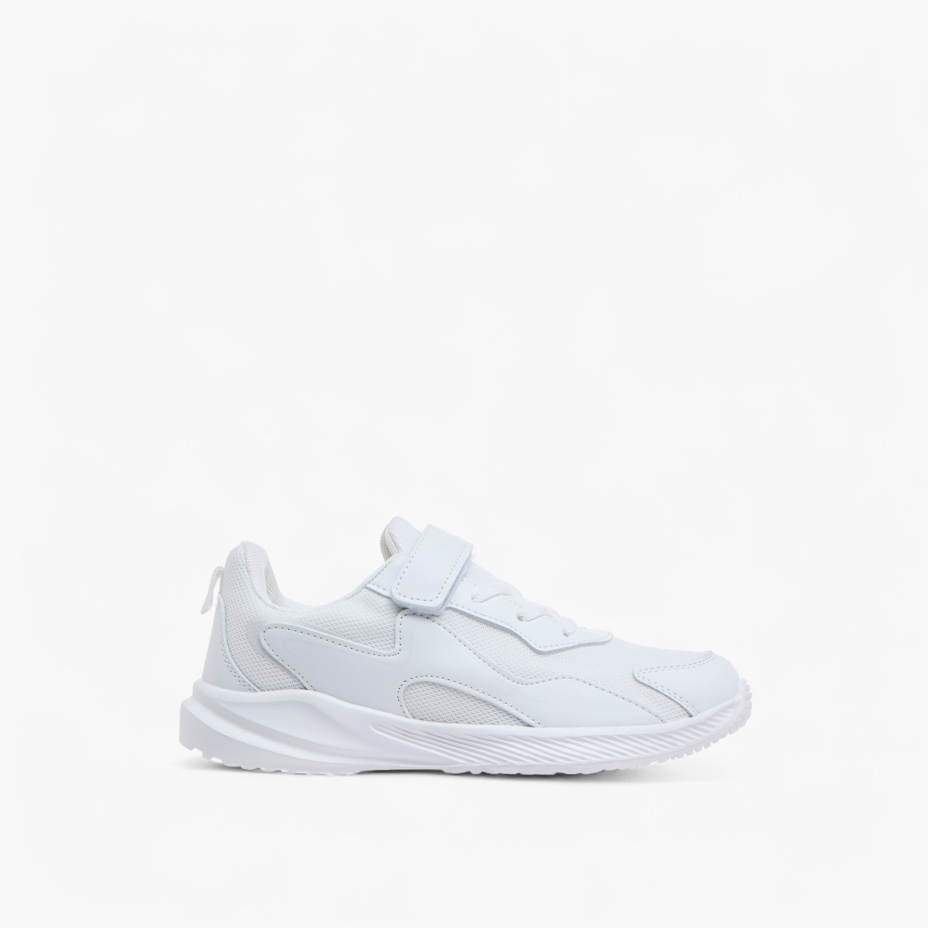 Oaklan by Shoexpress Panelled Sports Shoes with Hook and Loop Closure-girls-shoes-sports-image-3