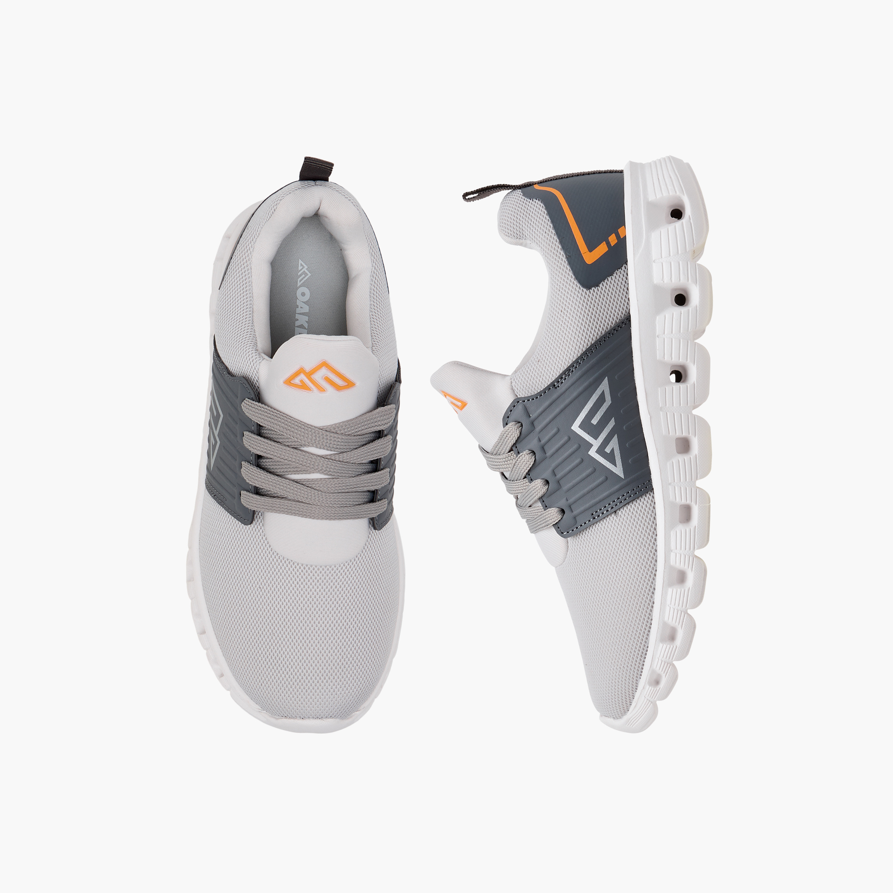Oaklan by Shoexpress Logo Detail Sports Shoes with Lace-Up Closure-boys-shoes-schoolshoes-image-1