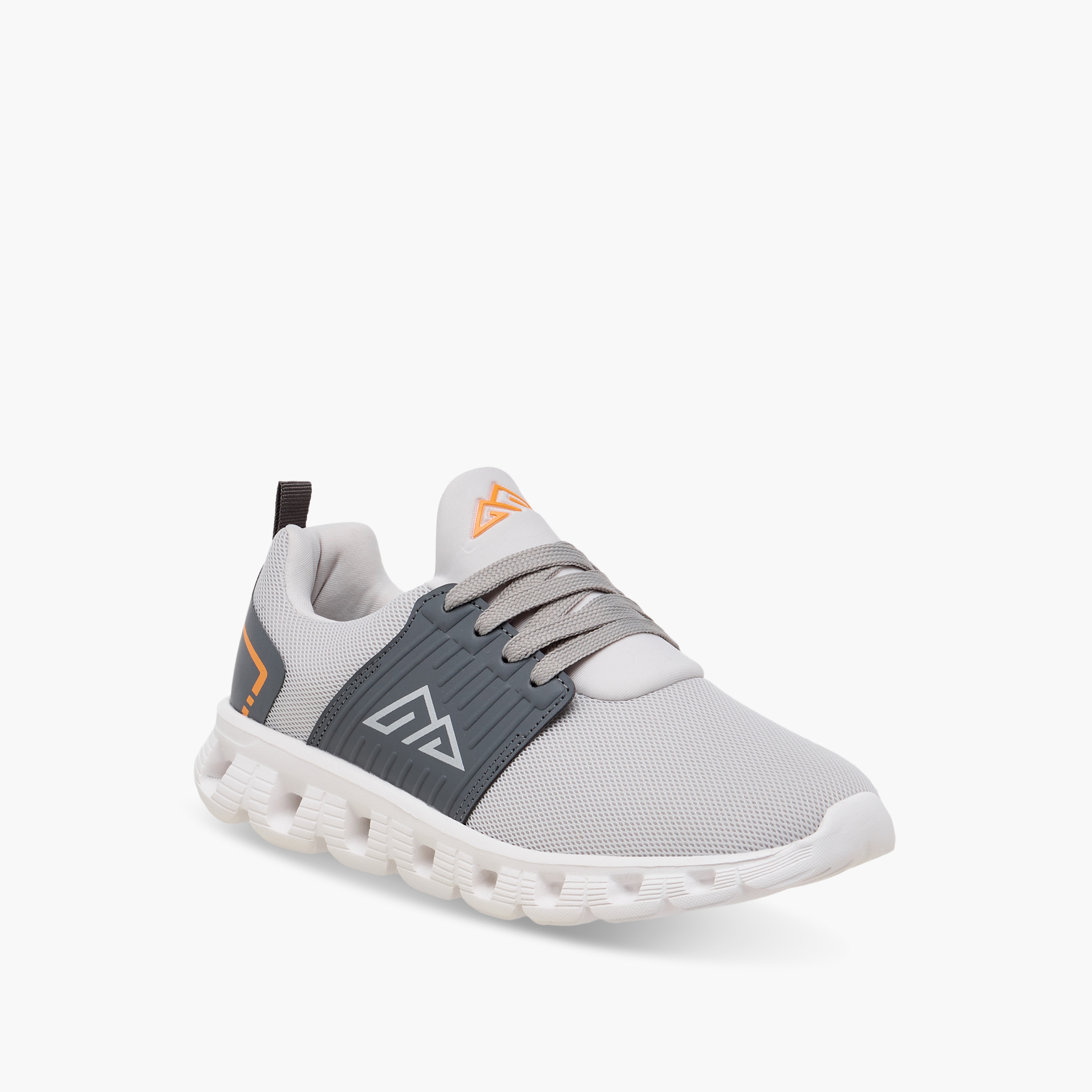 Oaklan by Shoexpress Logo Detail Sports Shoes with Lace-Up Closure-boys-shoes-schoolshoes-image-2