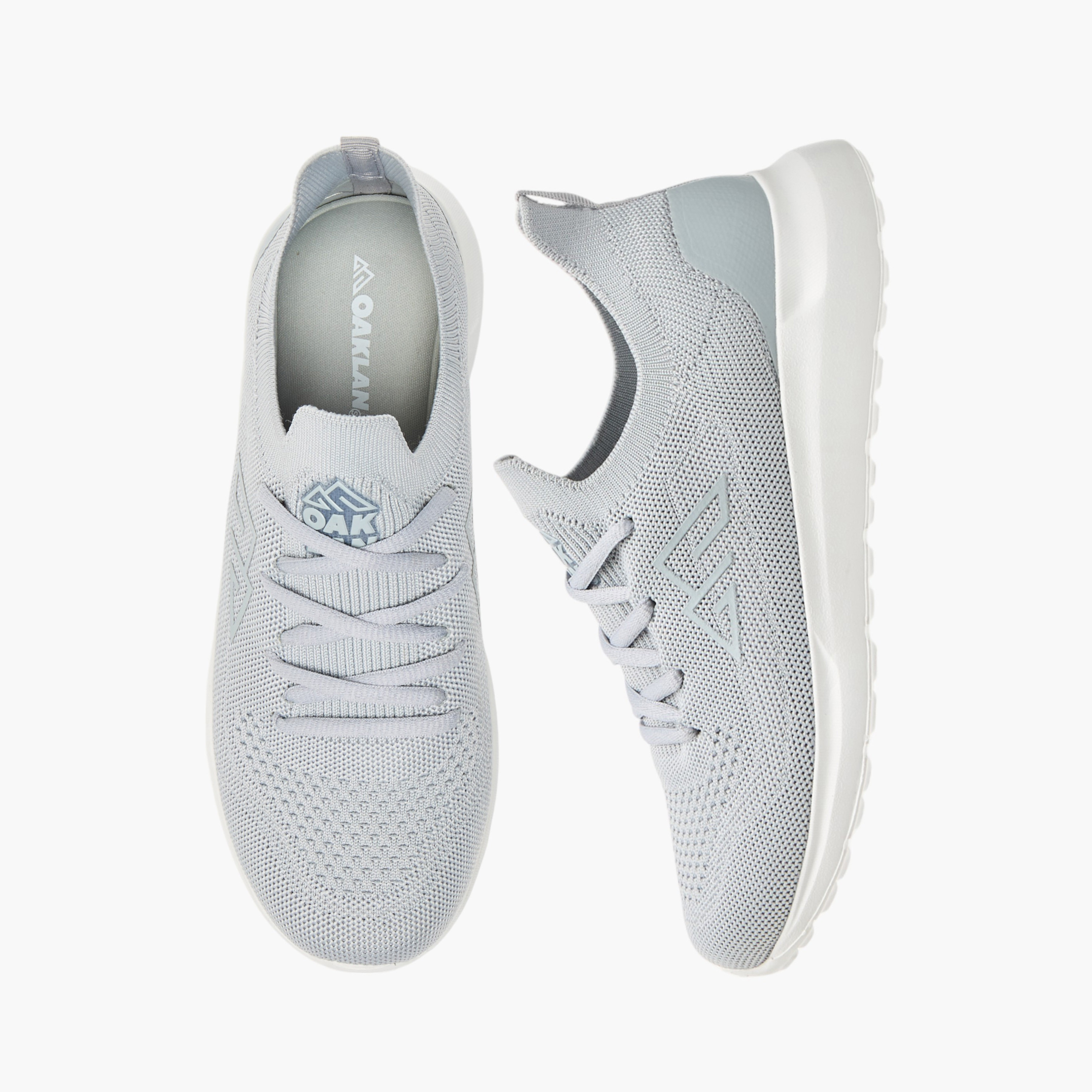 Oaklan by Shoexpress Logo Detail Sports Shoes with Lace-Up Closure-sports-women-shoes-image-1
