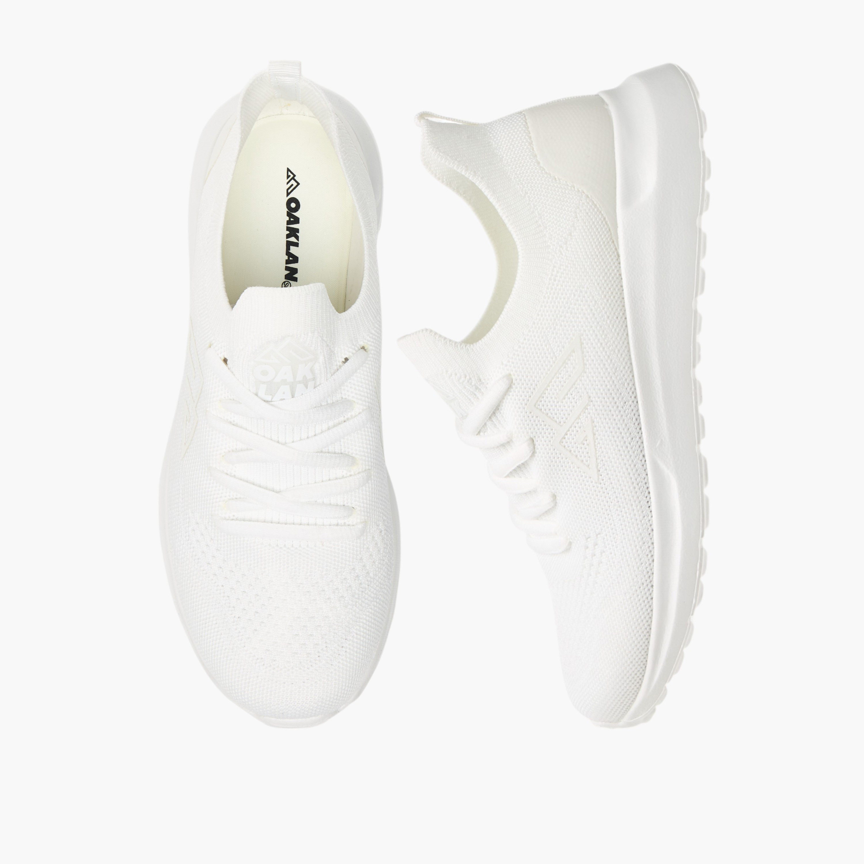 Oaklan by Shoexpress Logo Detail Sports Shoes with Lace-Up Closure-women-shoes-sneakers-image-1
