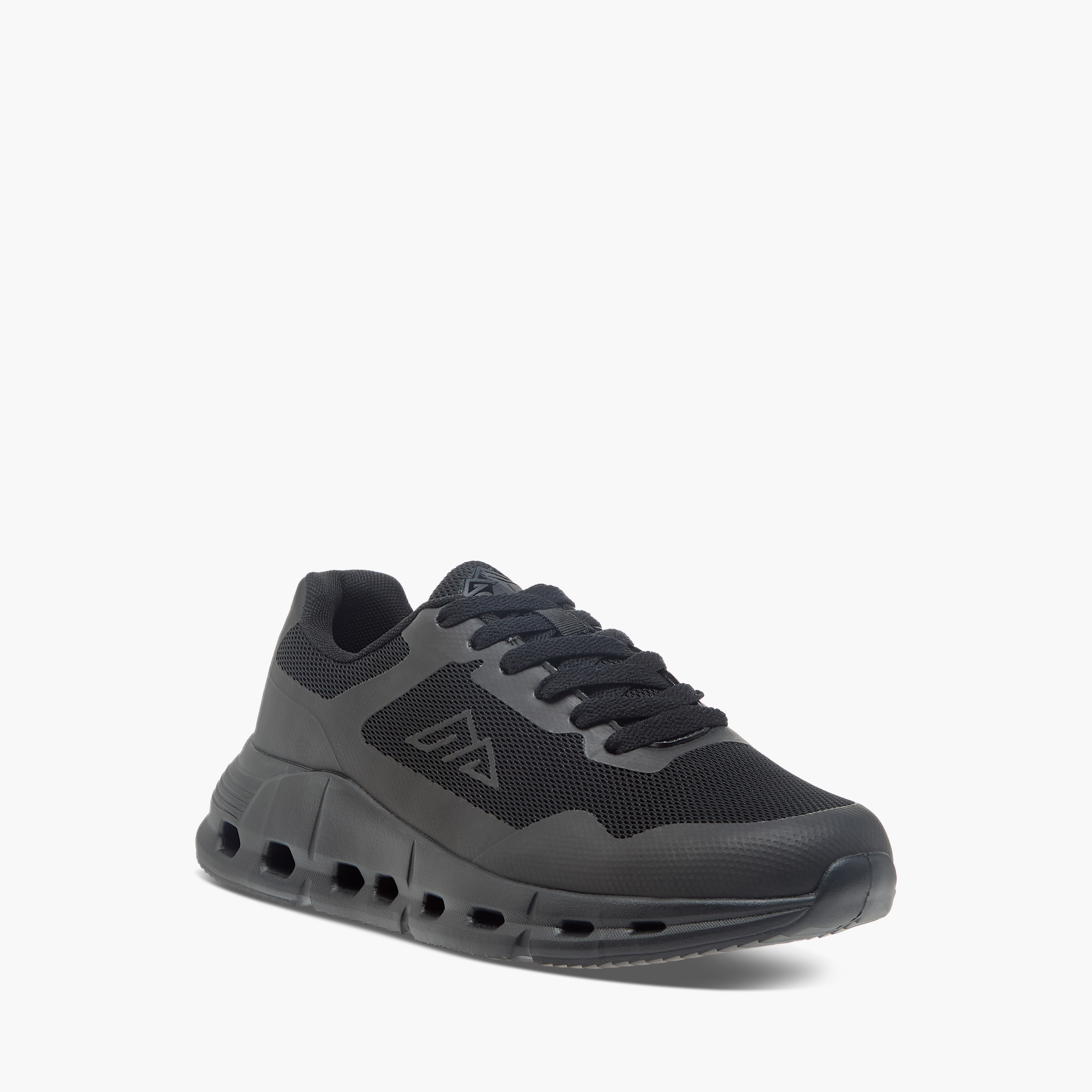 Oaklan by Shoexpress Panelled Sports Shoes with Lace-Up Closure-women-shoes-sneakers-image-2