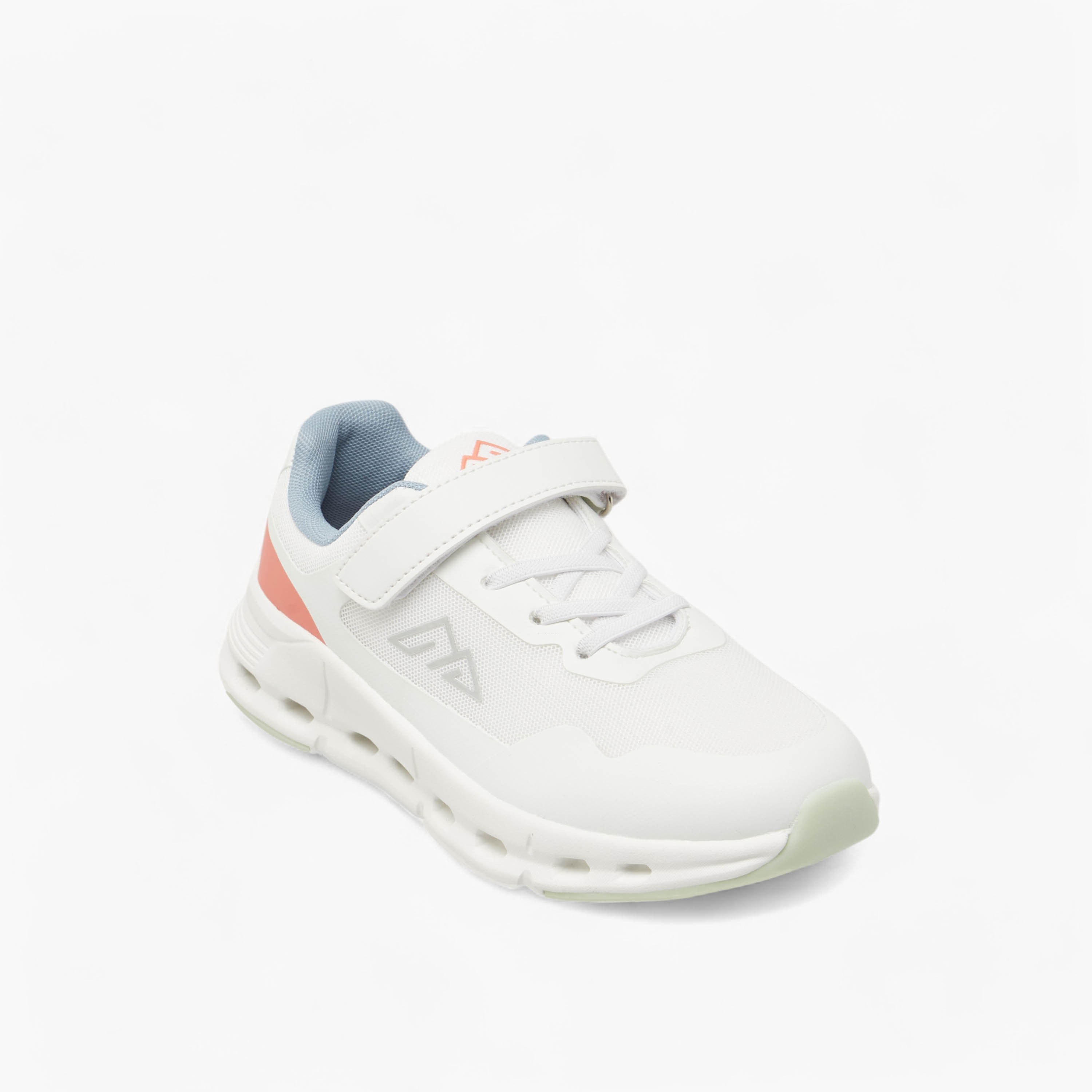 Oaklan by Shoexpress Textured Sneakers with Hook and Loop Closure-girls-shoes-sneakers-image-2