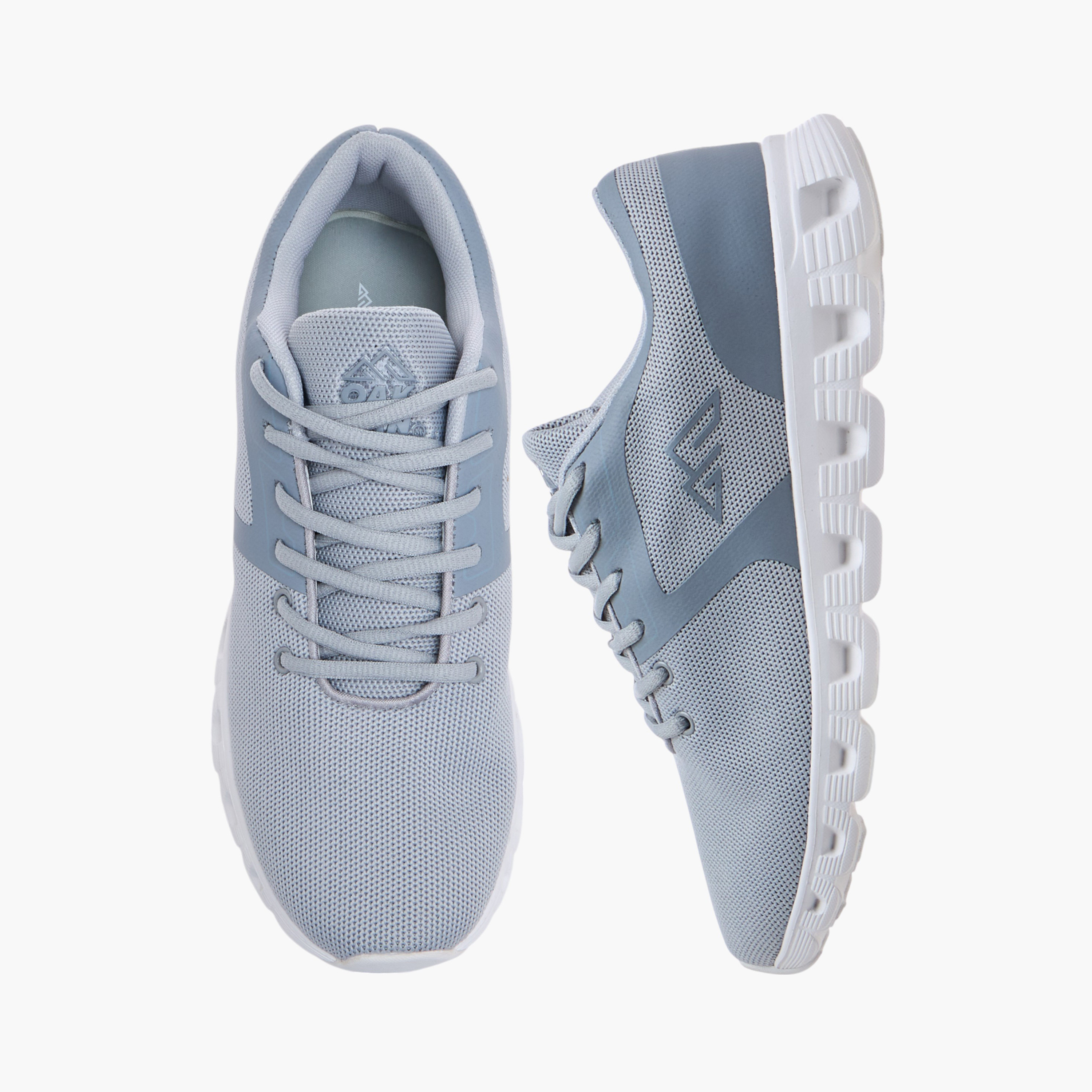 Oaklan by Shoexpress Textured Lace-Up Sports Shoes-sports-men-shoes-image-1