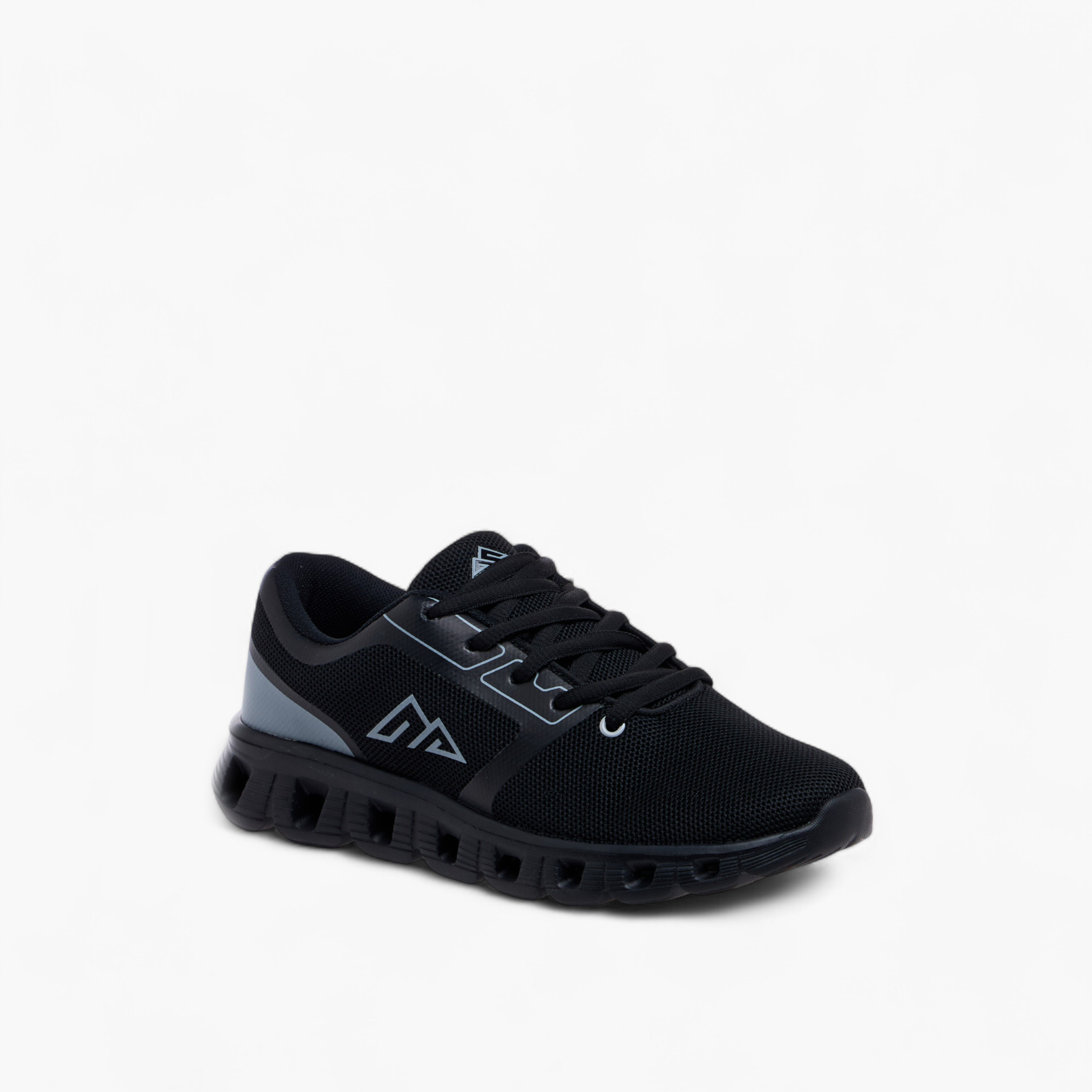 Oaklan by Shoexpress Textured Lace-Up Sports Shoes-sports-women-shoes-image-2