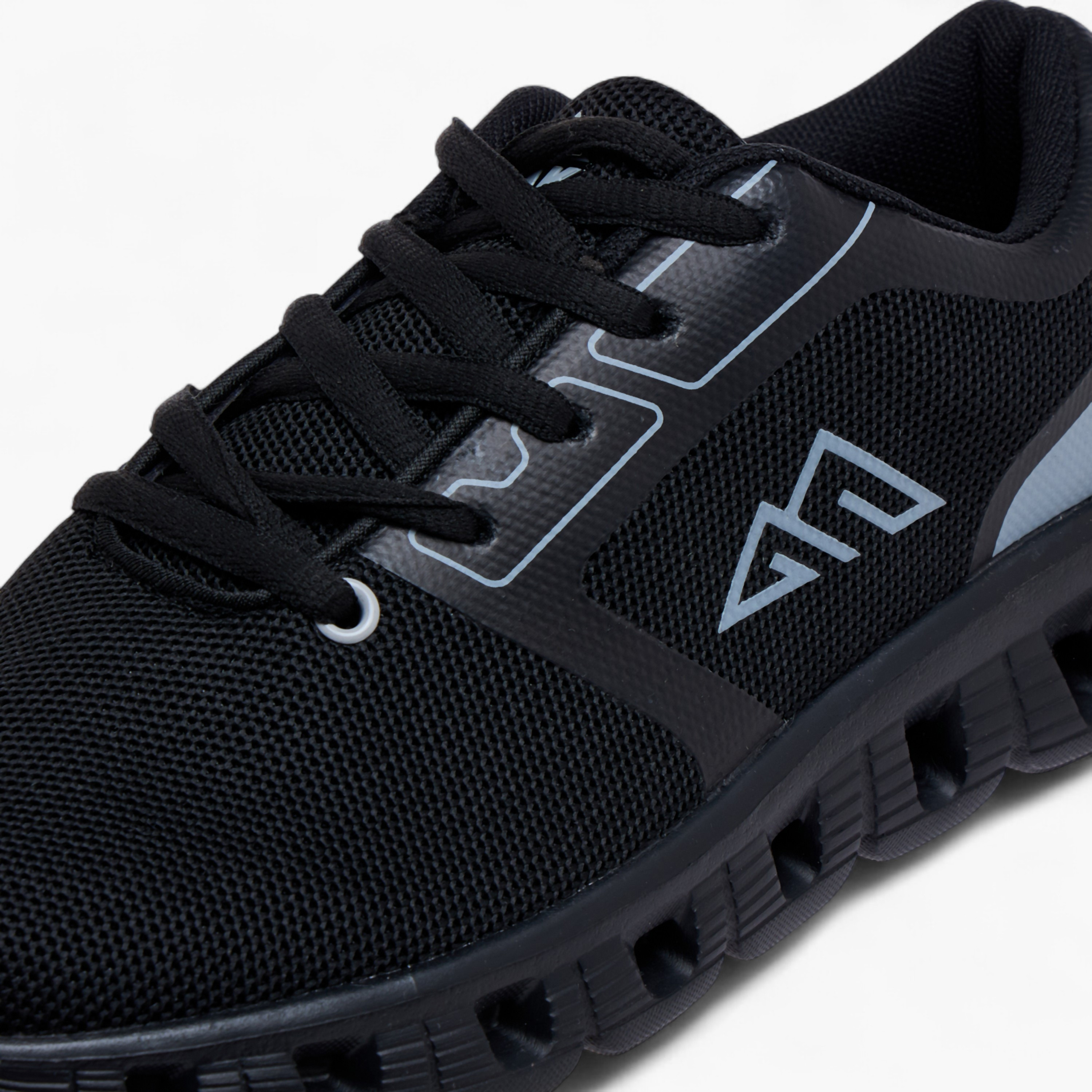Oaklan by Shoexpress Textured Lace-Up Sports Shoes-sports-women-shoes-image-4