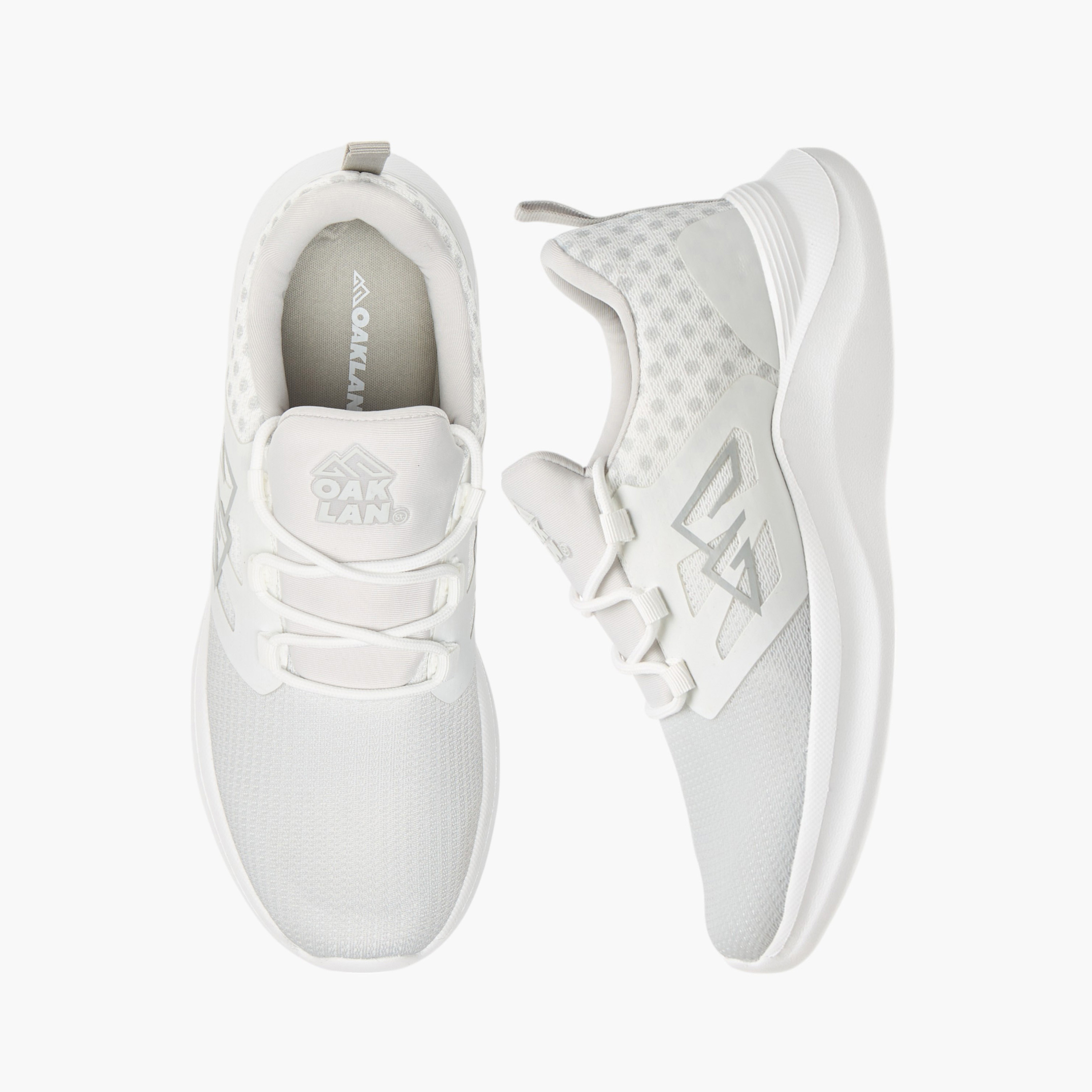 Oaklan by Shoexpress Logo Detail Lace-Up Sports Shoes-sports-women-shoes-image-1