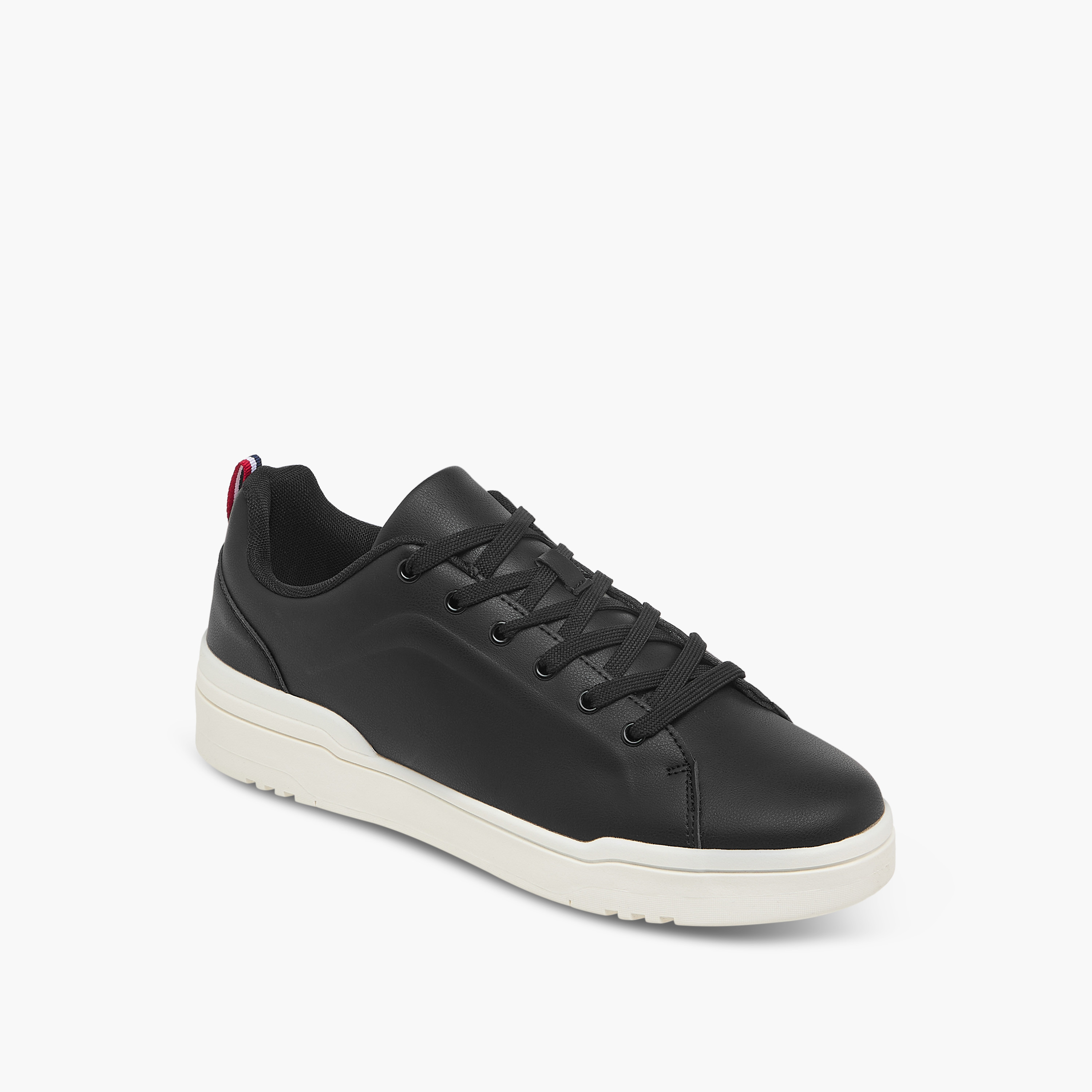 LBL by Shoexpress Solid Sneakers with Lace-Up Closure-men-shoes-sneakers-image-2