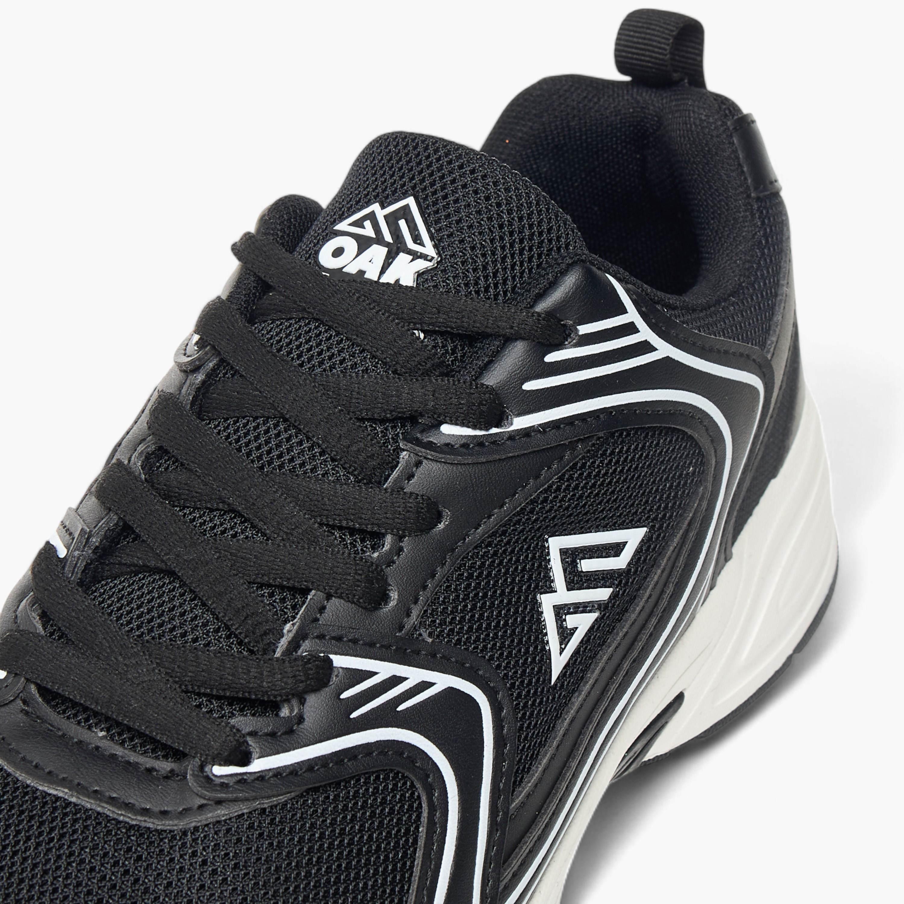 Oaklan by Shoexpress Logo Detail Lace-Up Sports Shoes-sports-women-shoes-image-4