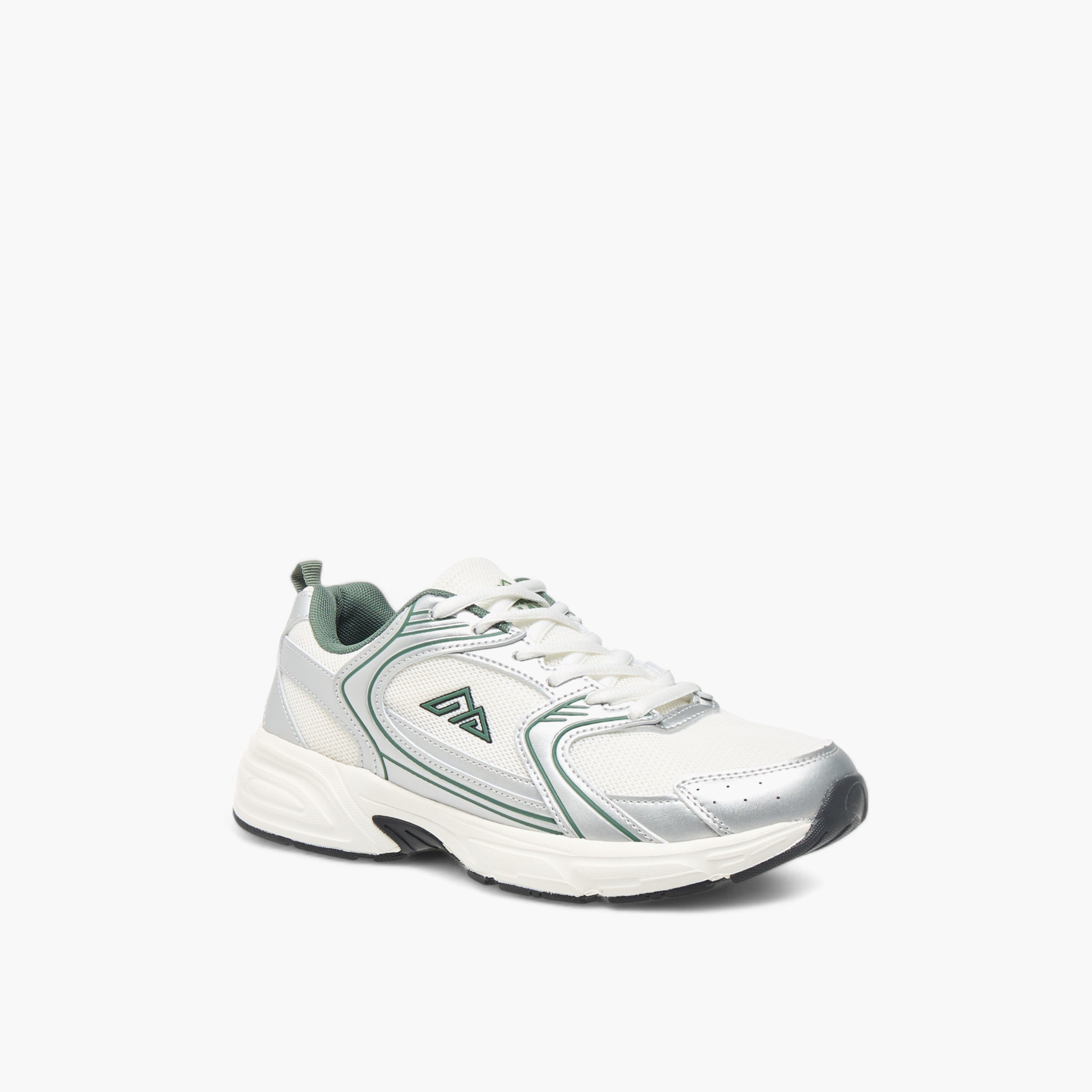 Oaklan by Shoexpress Logo Detail Lace-Up Sports Shoes-sports-women-shoes-image-2