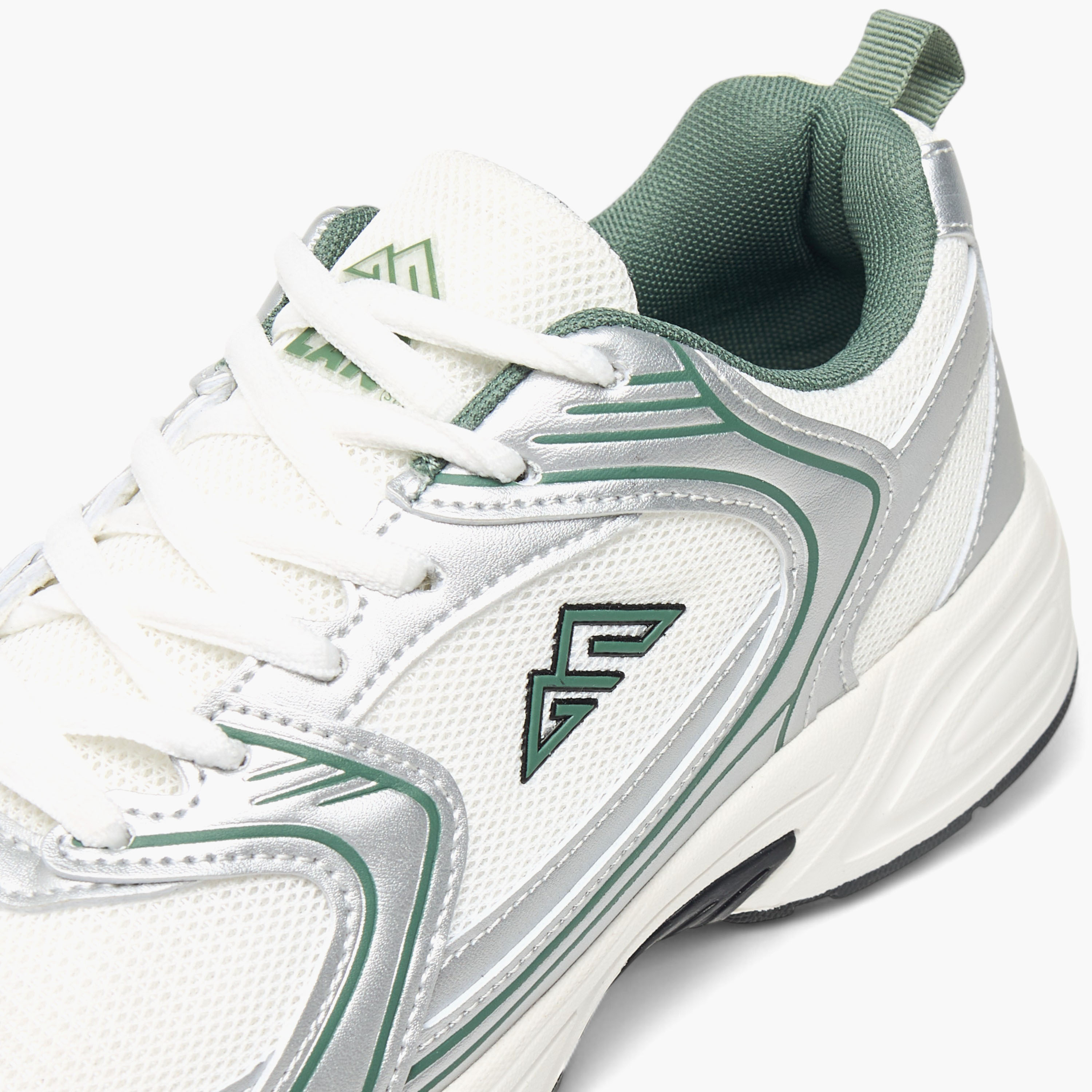 Oaklan by Shoexpress Logo Detail Lace-Up Sports Shoes-sports-women-shoes-image-4