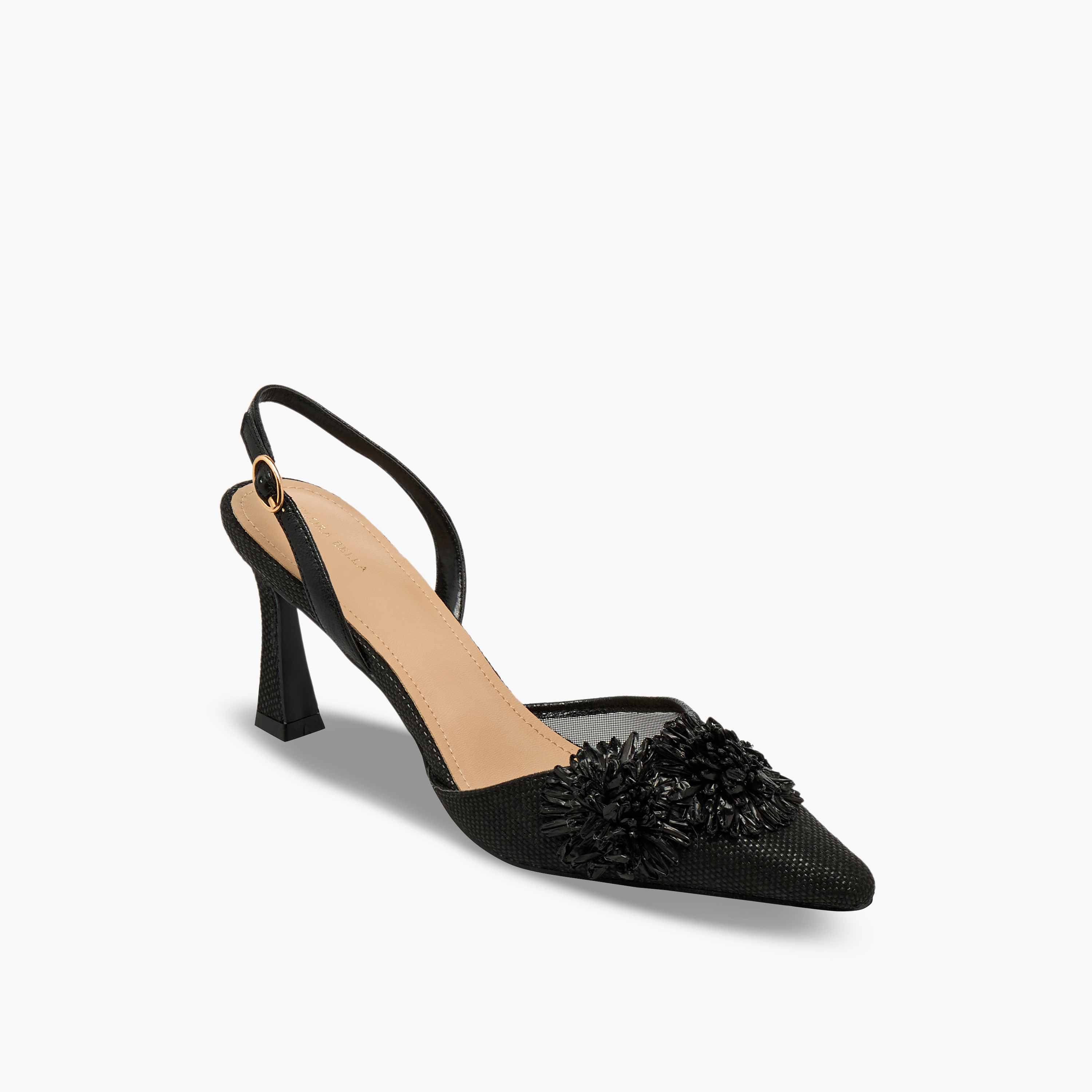 صندل بكعب ومزين بالزهور للنساء من فلورا بيلا-women-shoes-sandals-heeled-image-2