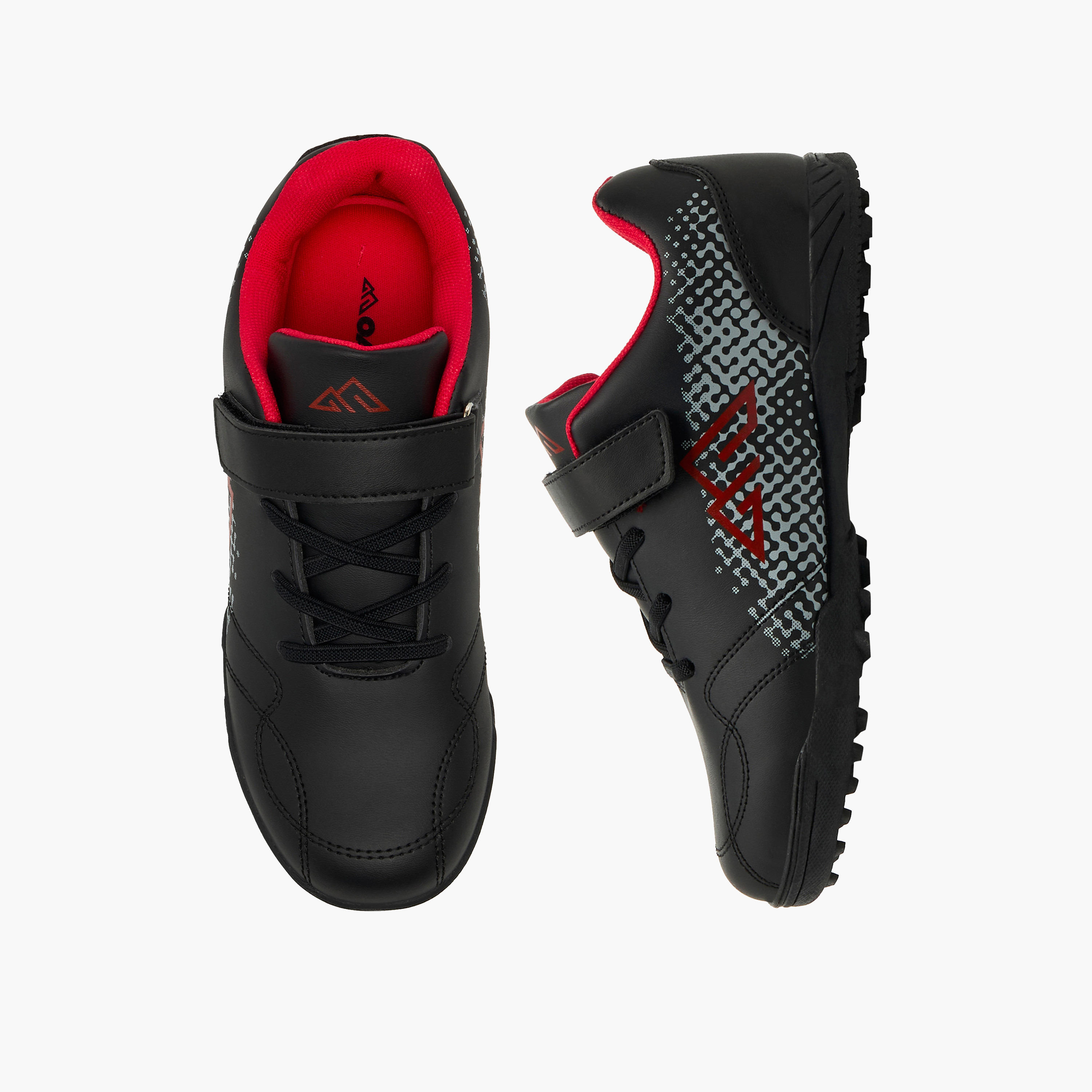 حذاء كرة قدم للعشب الصناعي بشريط إغلاق لاصق للأولاد من أوكلان من شو إكسبرس-sports-gear-football-shoes-turf-image-1