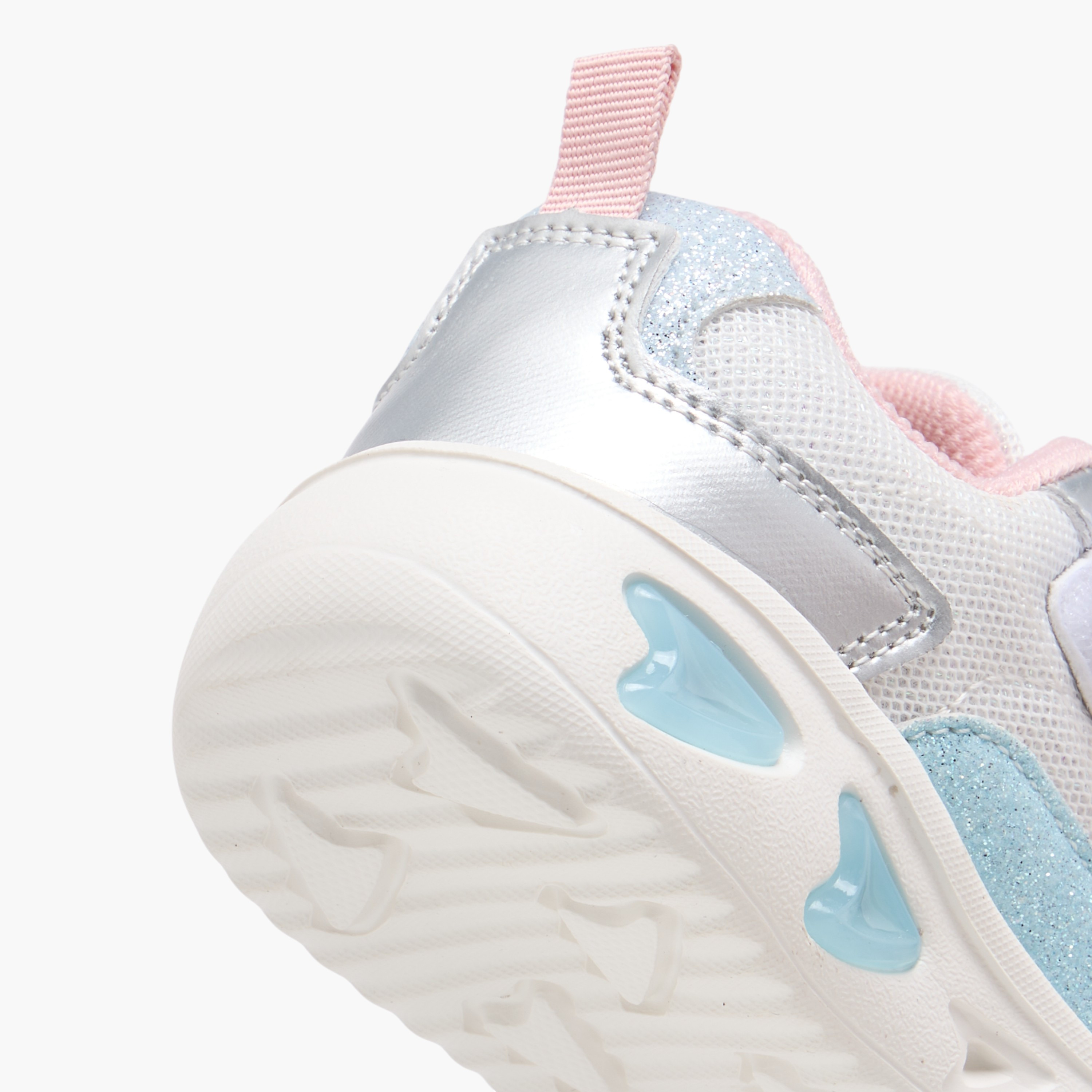 Flora Bella Colourblock Light-Up Sneakers with Hook and Loop Closure-girls-shoes-sneakers-image-5