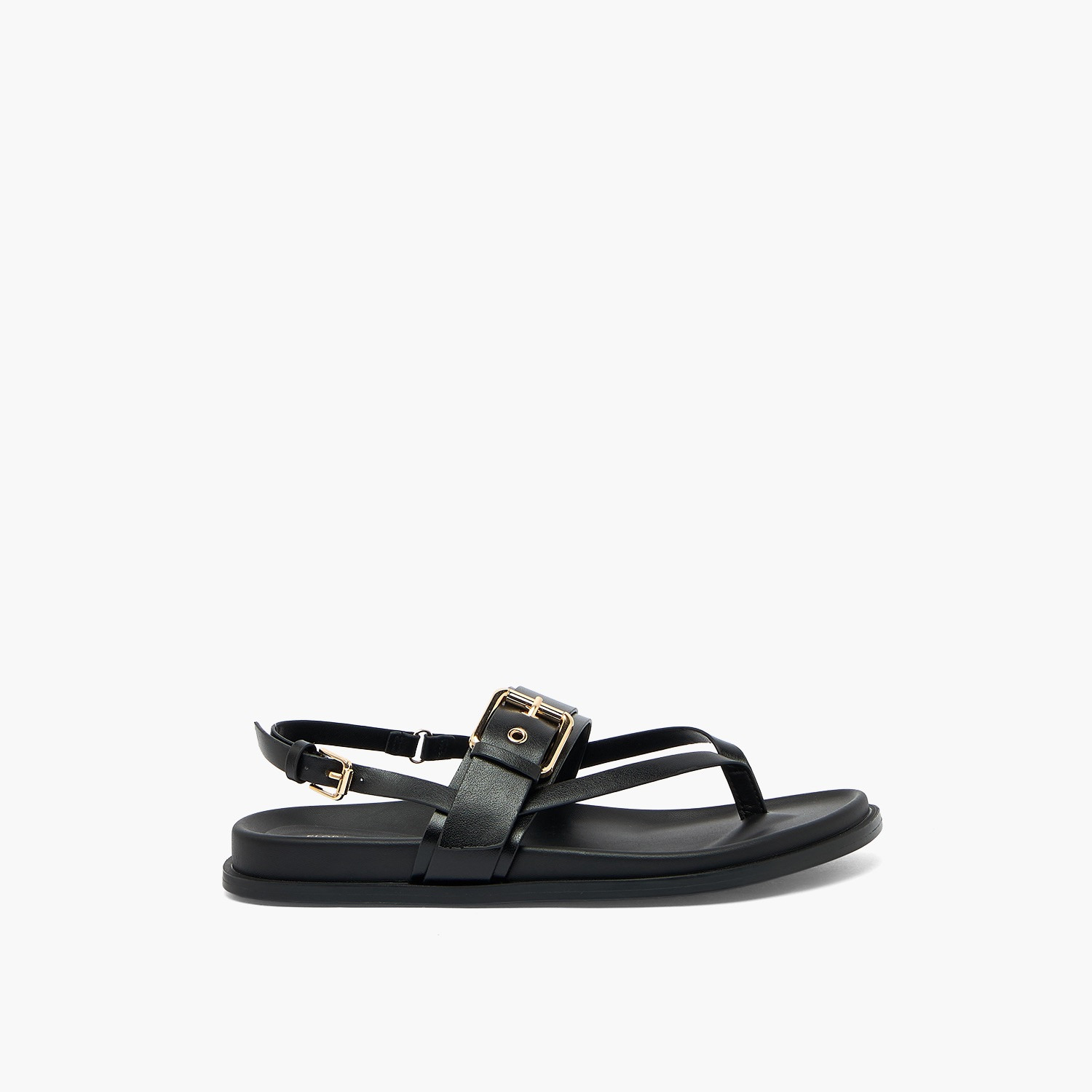 صندل بتفاصيل إبزيم للنساء من فلورا بيلا بواسطة شو إكسبريس-women-shoes-flats-sandals-image-2