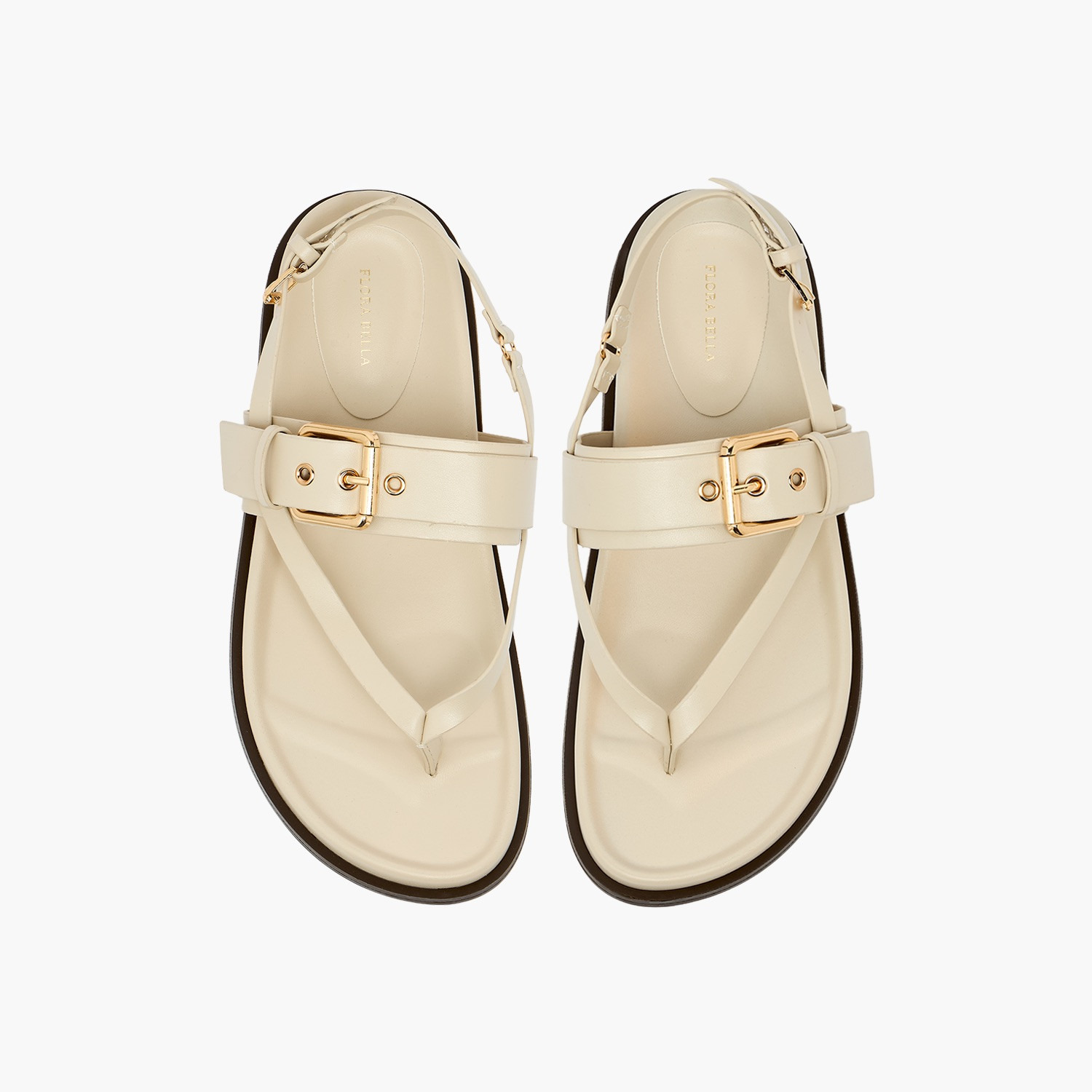 Flora Bella by Shoexpress Women Buckle Detail Sandals-women-shoes-flats-sandals-image-1