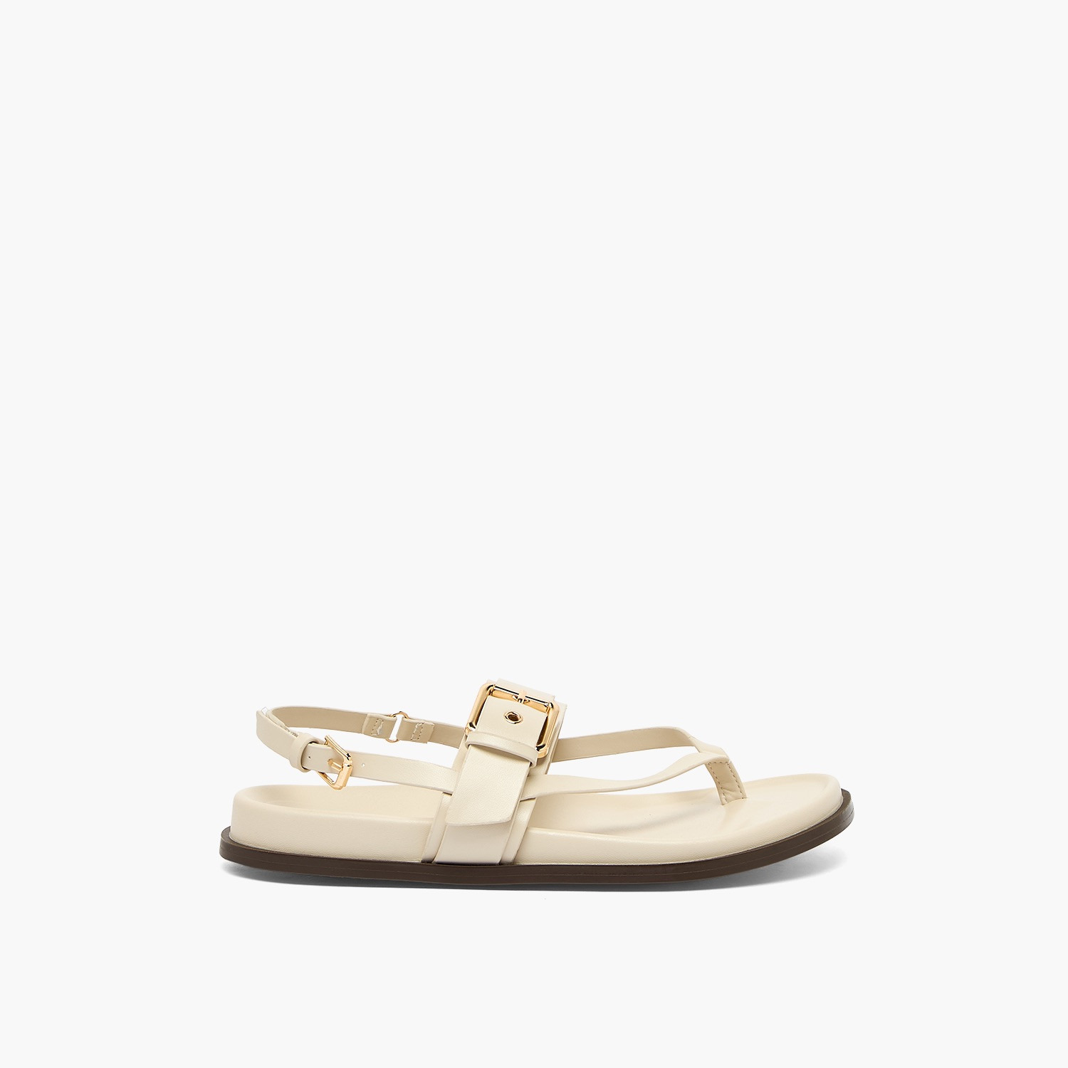 Flora Bella by Shoexpress Women Buckle Detail Sandals-women-shoes-flats-sandals-image-2