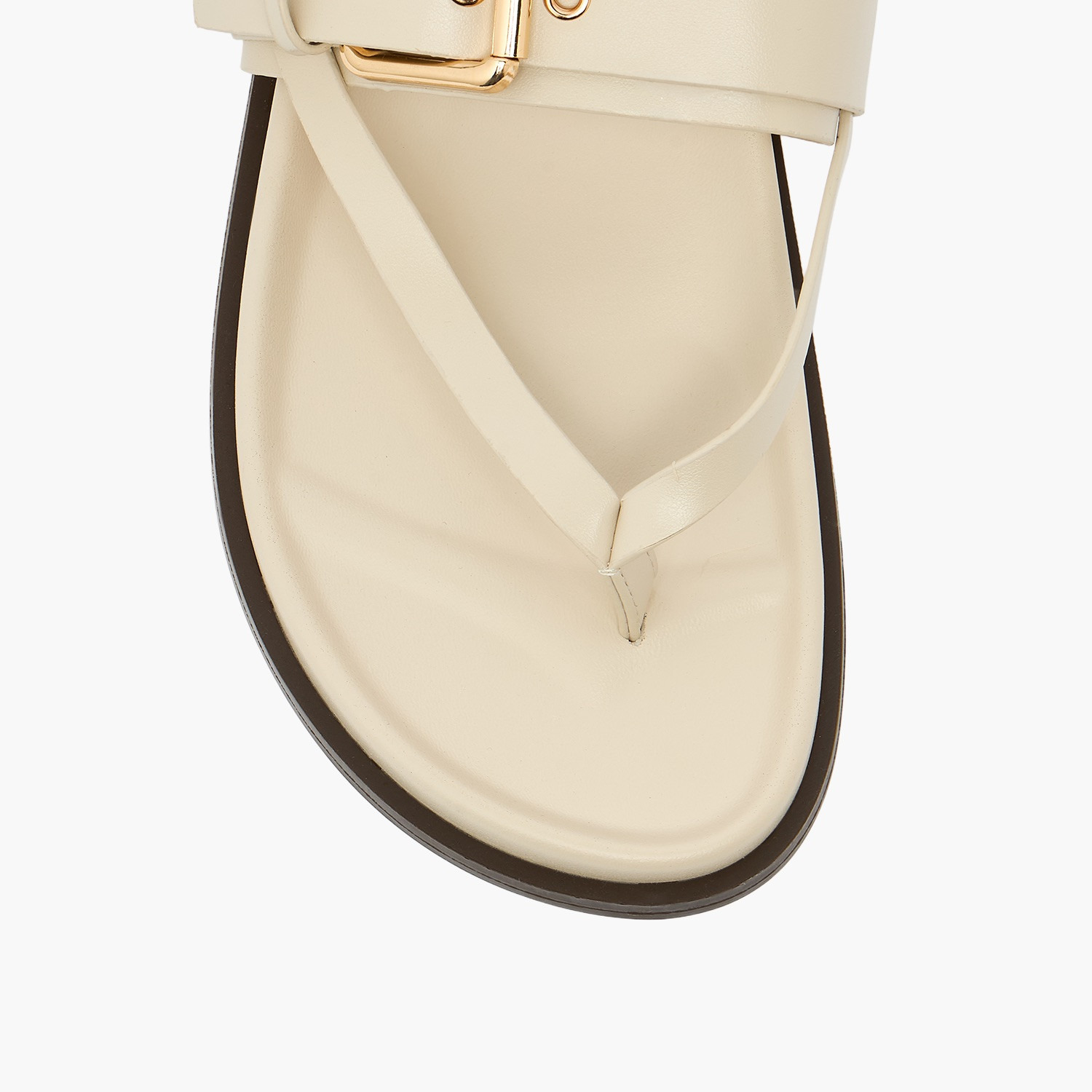صندل بتفاصيل إبزيم للنساء من فلورا بيلا بواسطة شو إكسبريس-women-shoes-flats-sandals-image-3