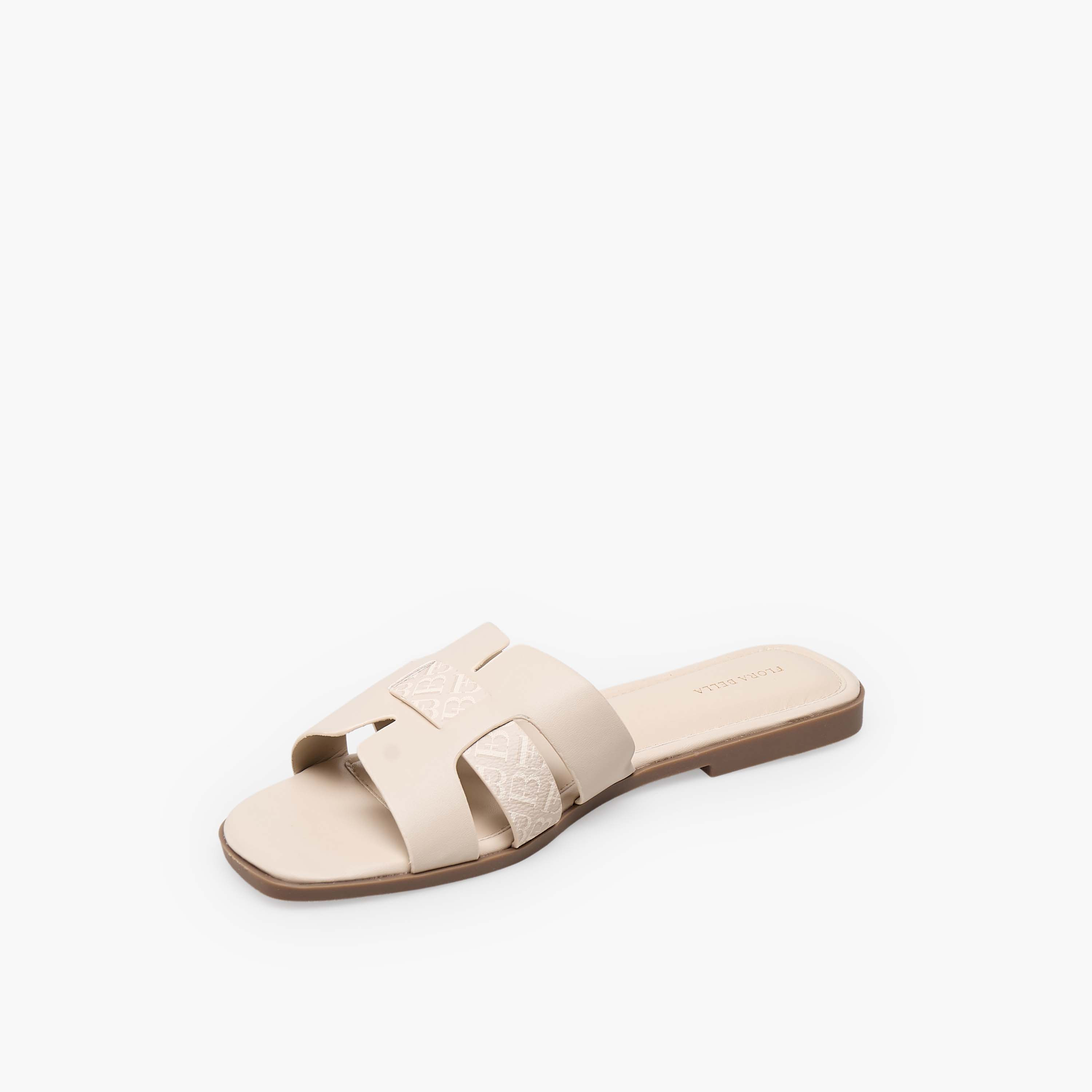 Flora Bella Women Monogram Print Sandals-women-shoes-flats-sandals-image-4