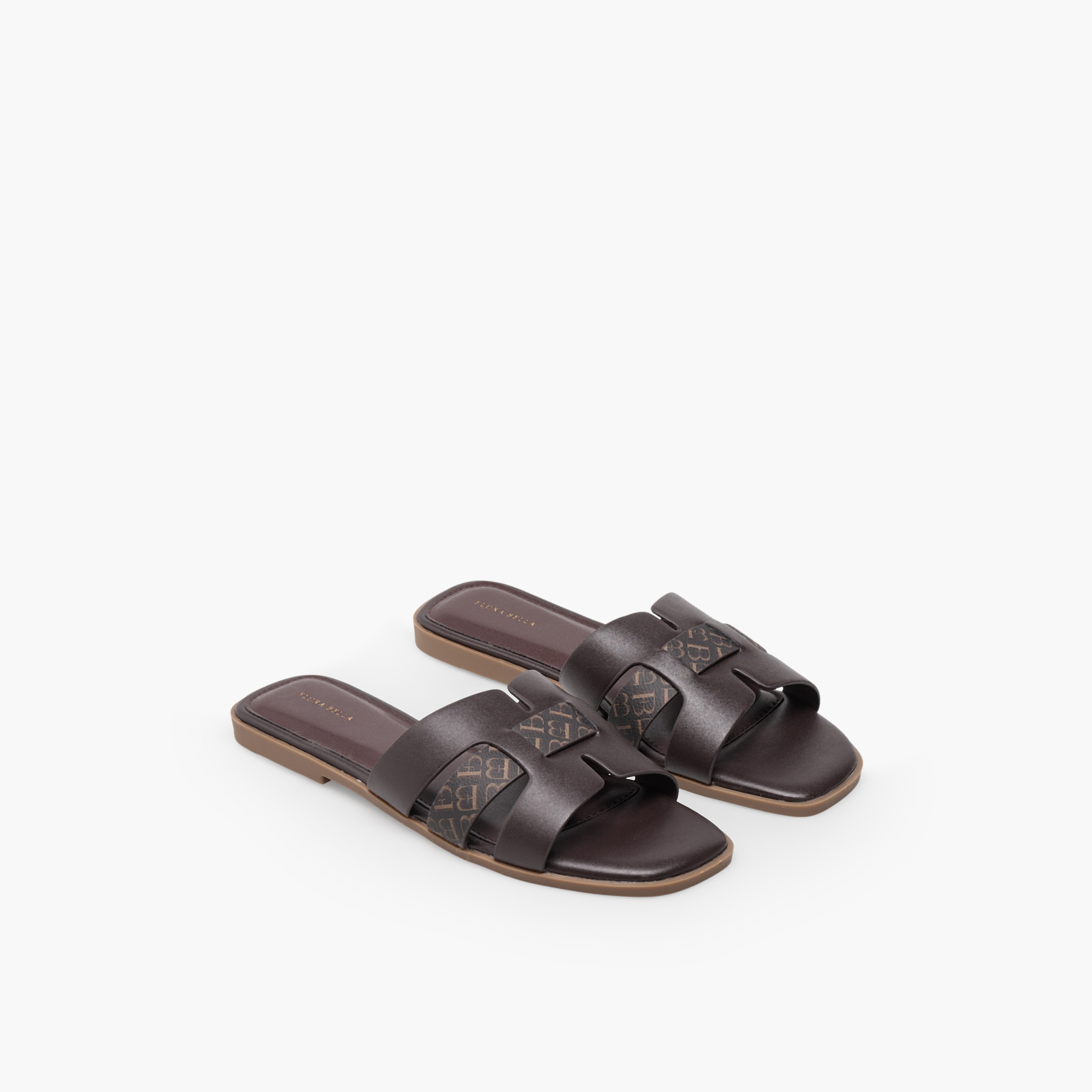 Flora Bella Women Monogram Print Sandals-women-shoes-flats-sandals-image-1