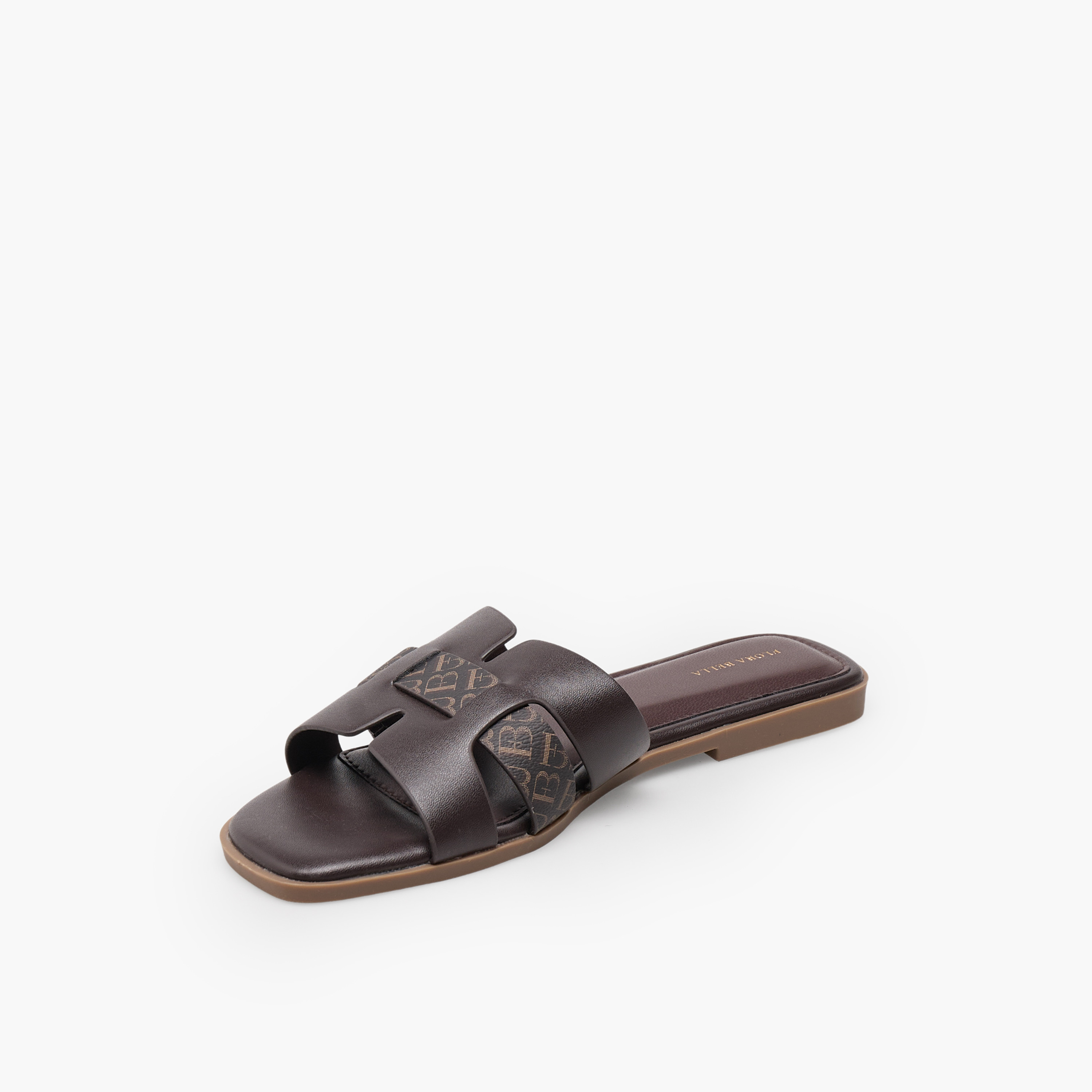 صندل نسائي بنقشة مونوغرام من فلورا بيلا-women-shoes-flats-sandals-image-4