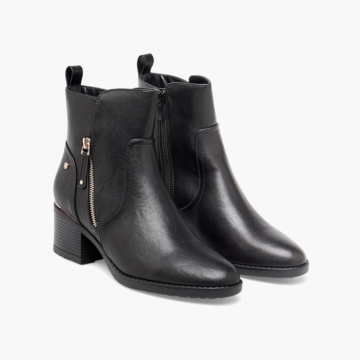 حذاء للنساء بطول الكاحل وكعب عريض من فلورا بيلا-women-shoes-boots-image-1