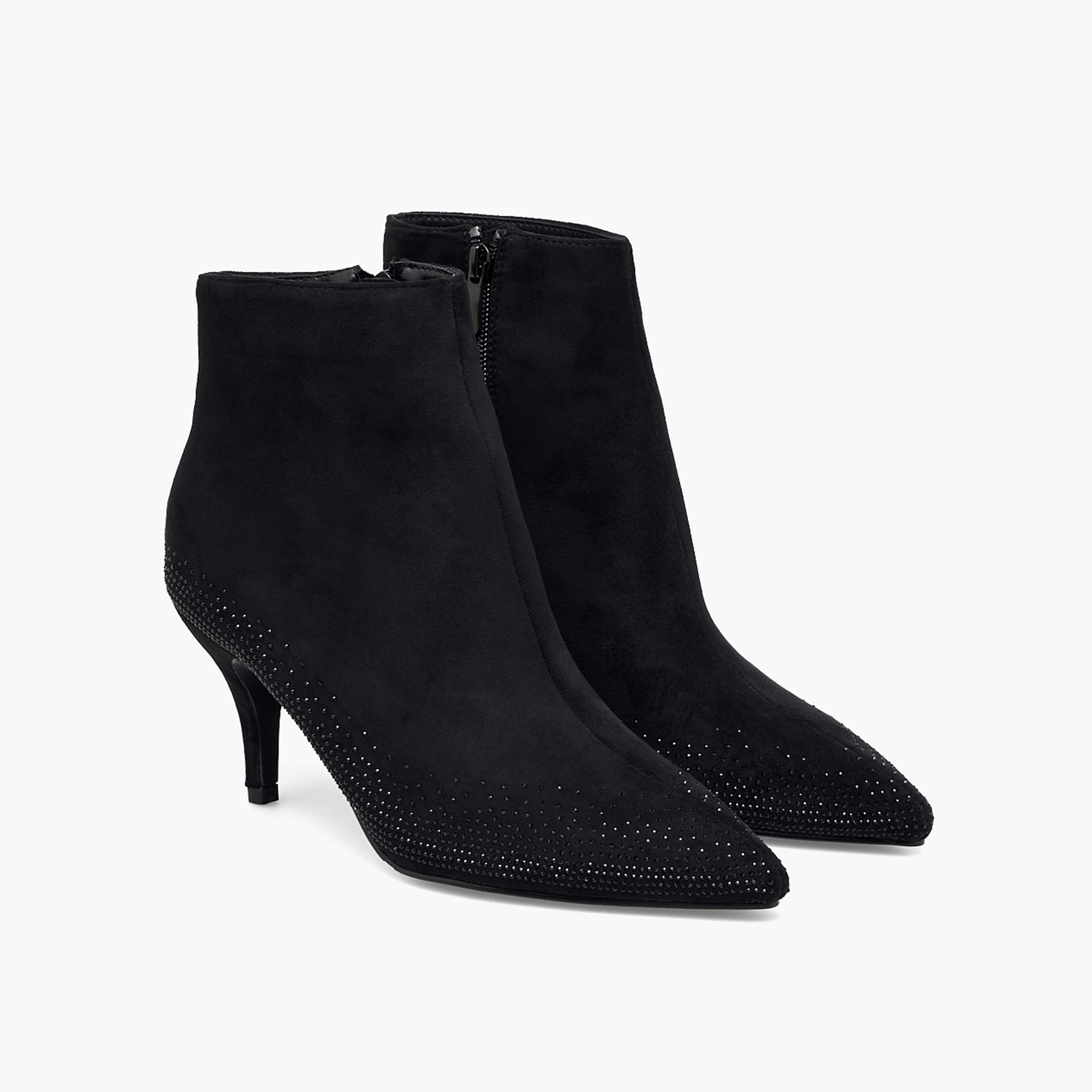 Flora Bella Women Embellished Pointed Toe Ankle Boots-women-shoes-boots-image-1