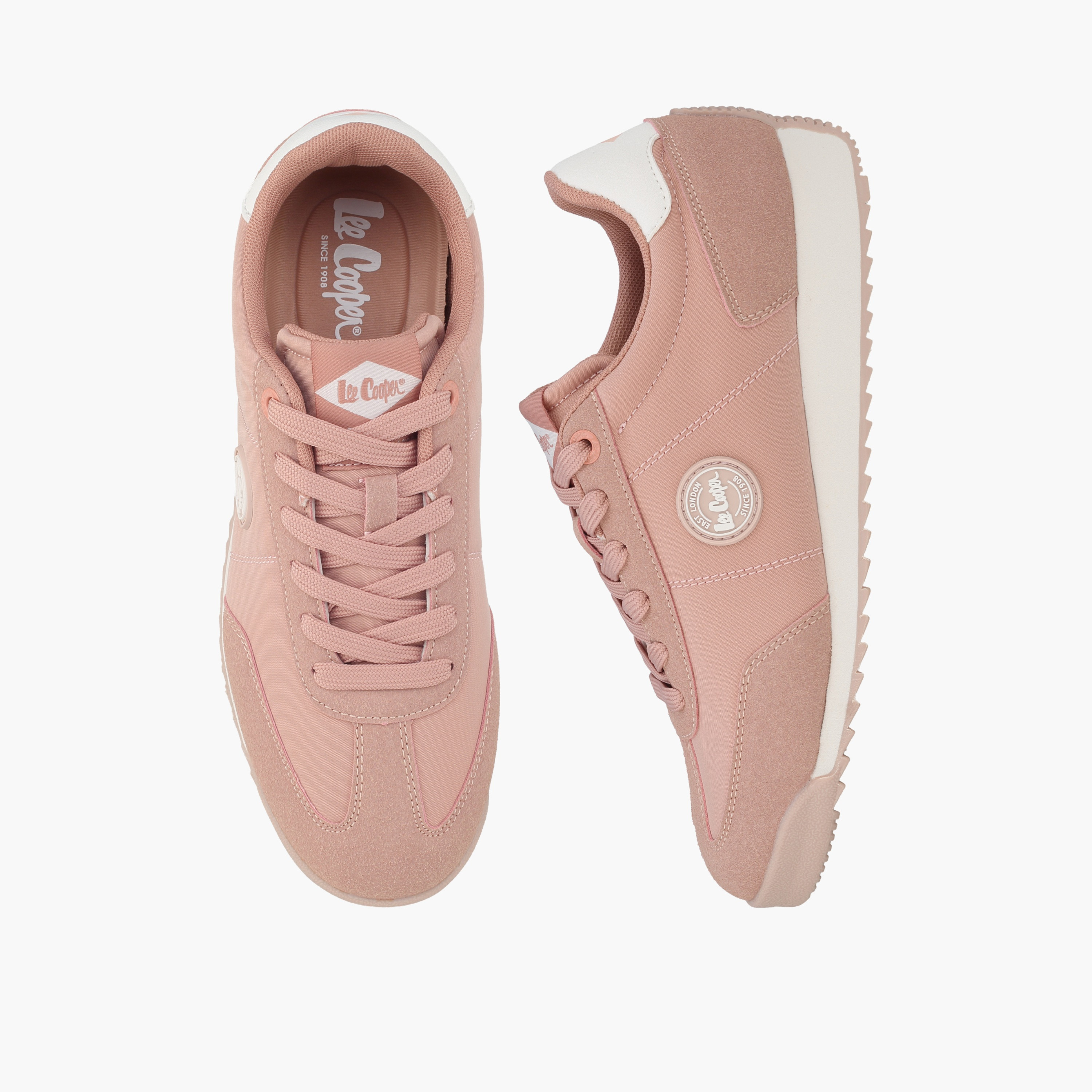حذاء سنيكرز طول الكاحل برباط للنساء من لي كوبر-women-shoes-sneakers-image-1