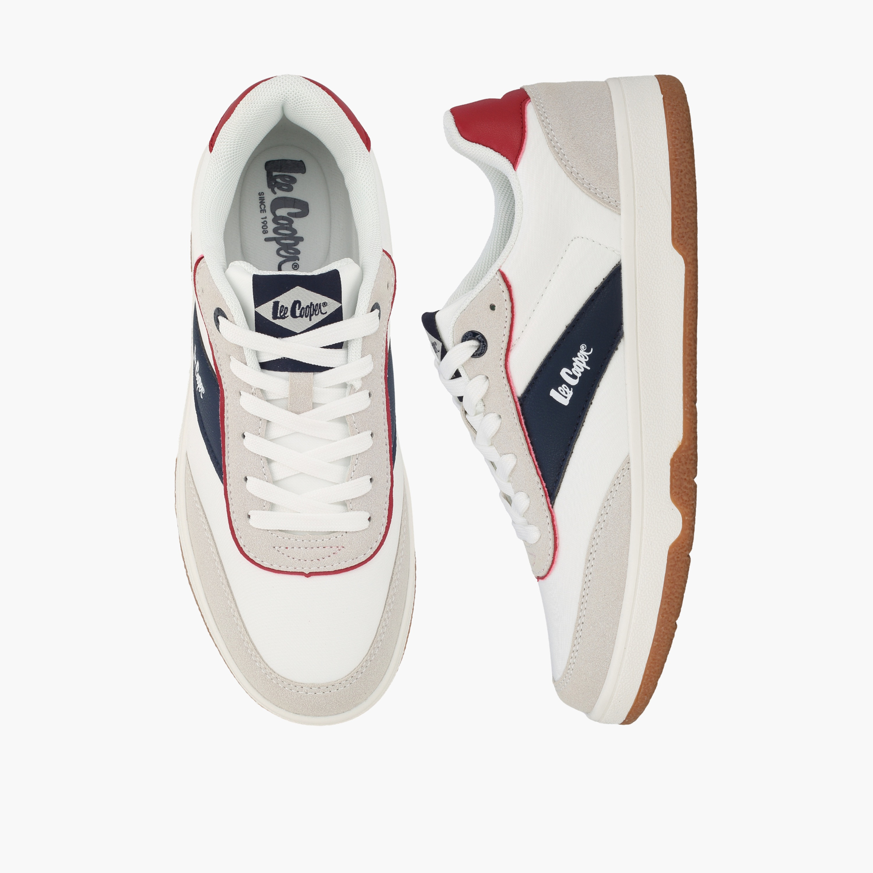 حذاء سنيكرز قوالب ملونة طول الكاحل برباط للنساء من لي كوبر-women-shoes-sneakers-image-1