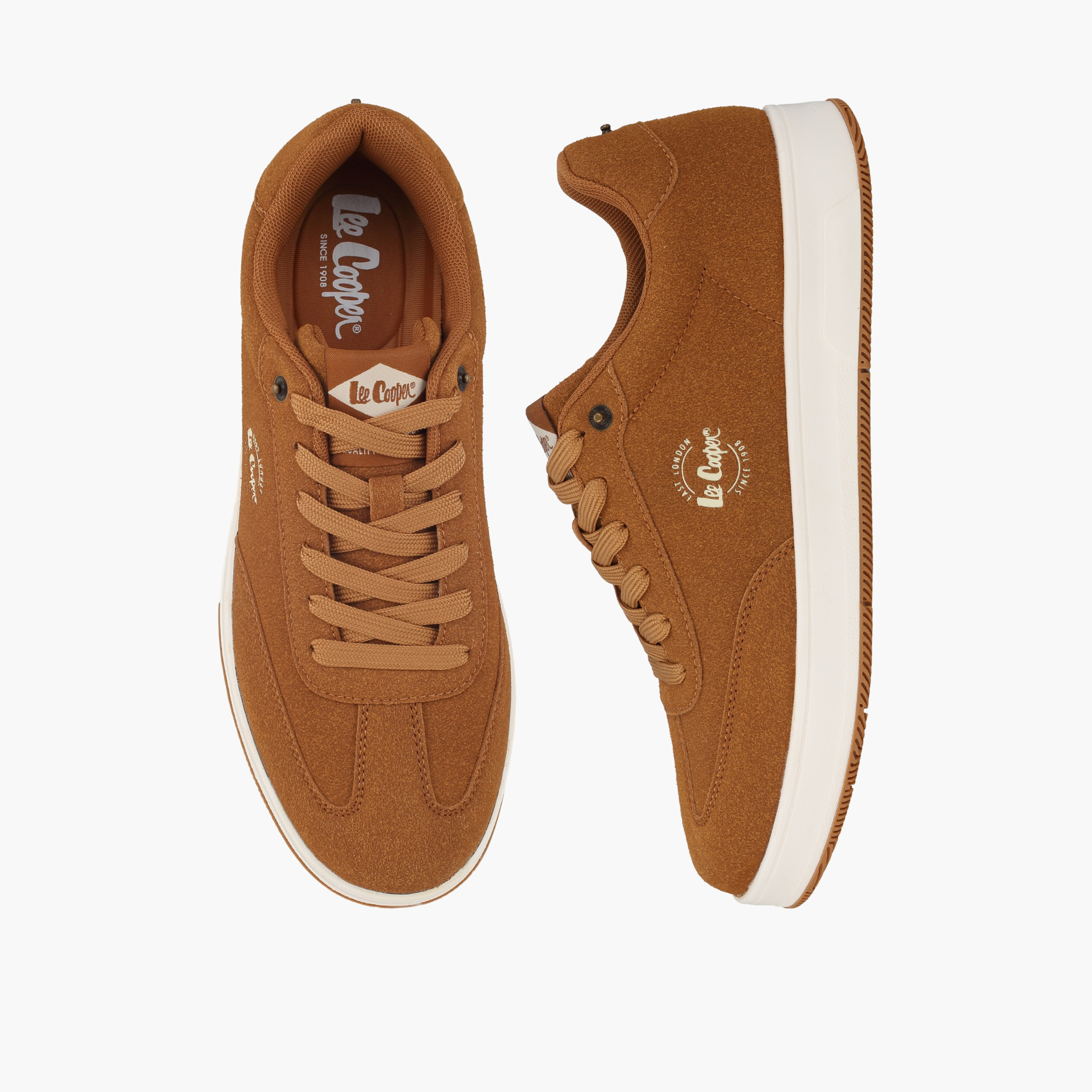 حذاء سنيكرز طول الكاحل برباط وفرو صناعي للنساء من لي كوبر-women-shoes-sneakers-image-1