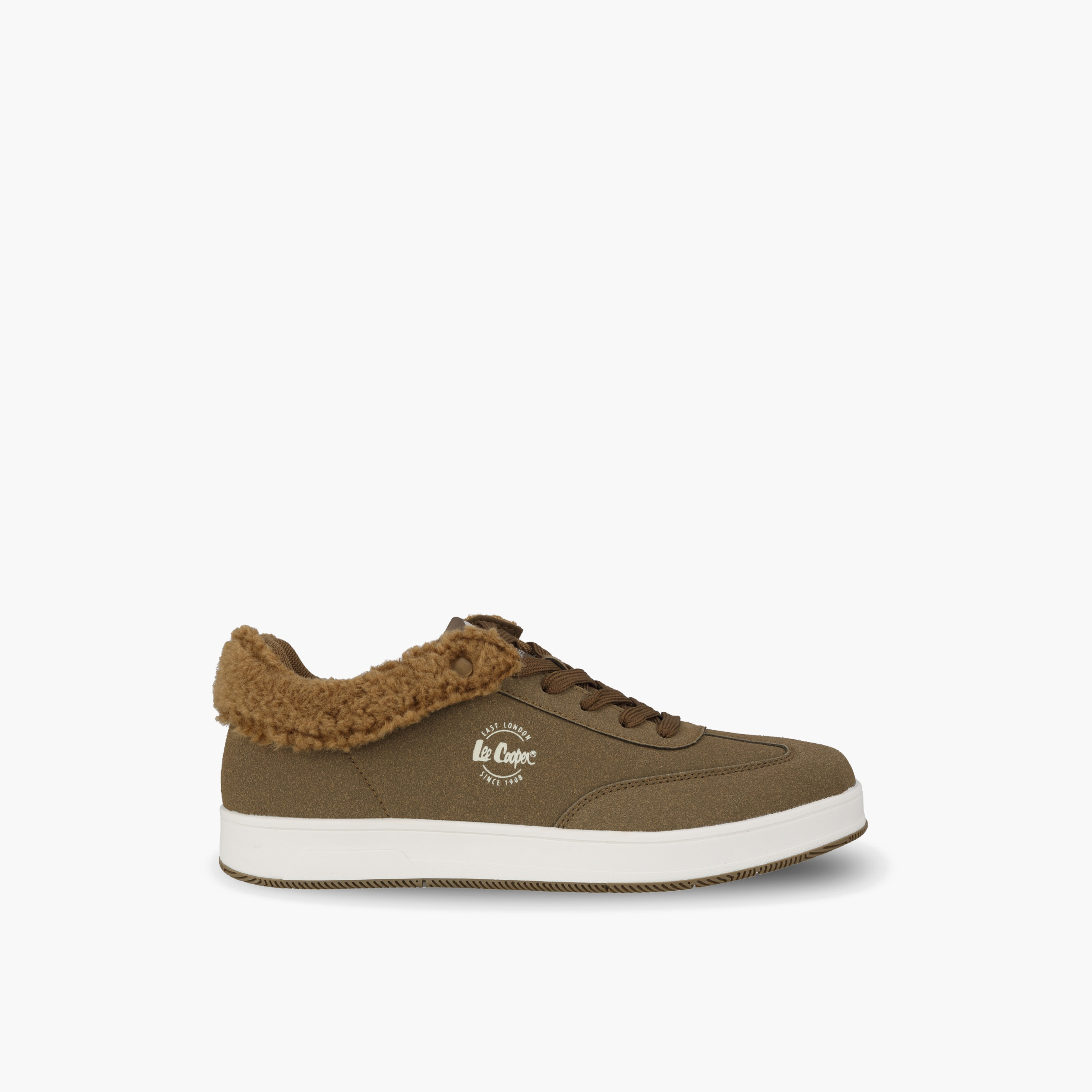 حذاء سنيكرز طول الكاحل برباط وفرو صناعي للنساء من لي كوبر-women-shoes-sneakers-image-3