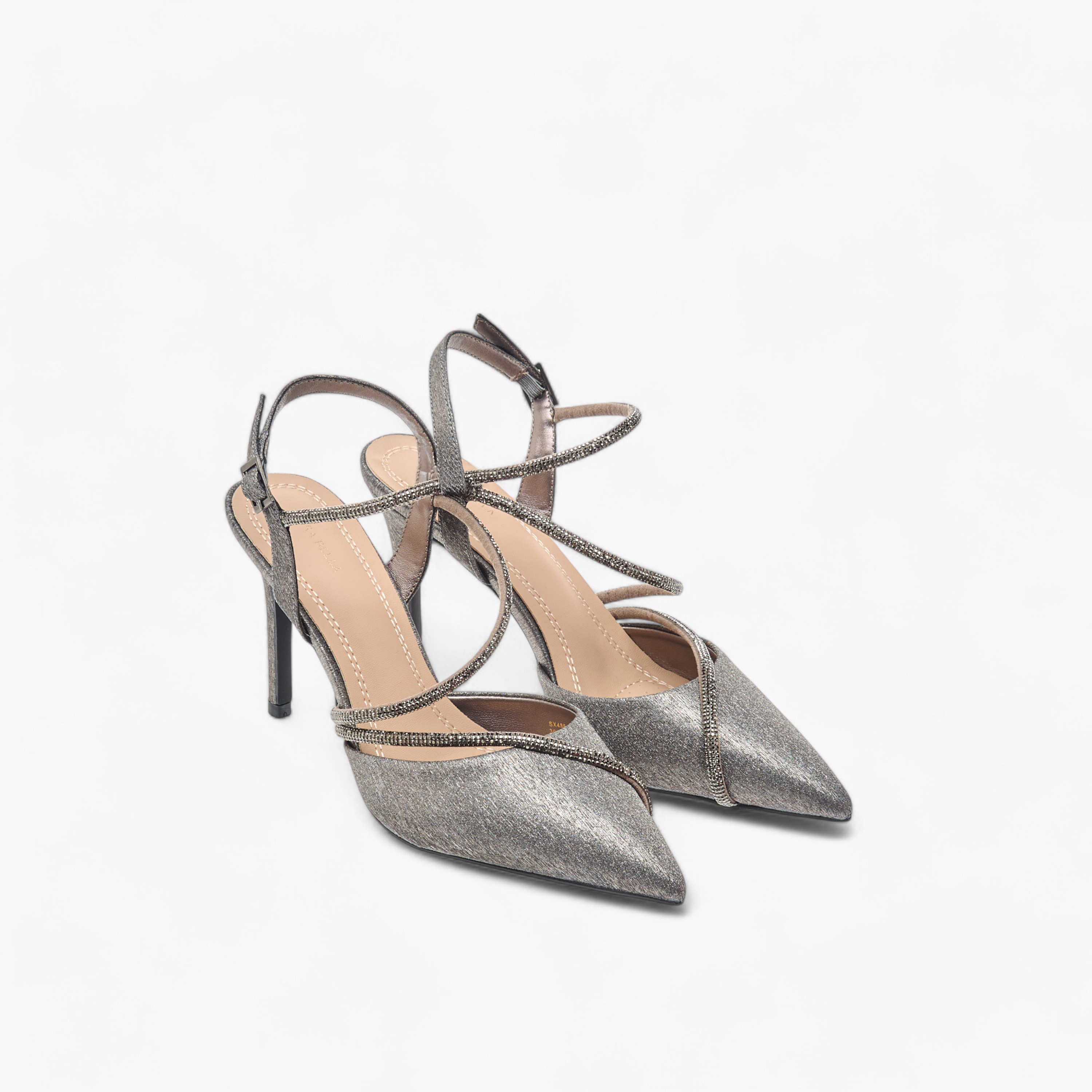 Flora Bella Embellished Pointed Stiletto Shoes with Buckle Closure-women-shoes-heels-image-1