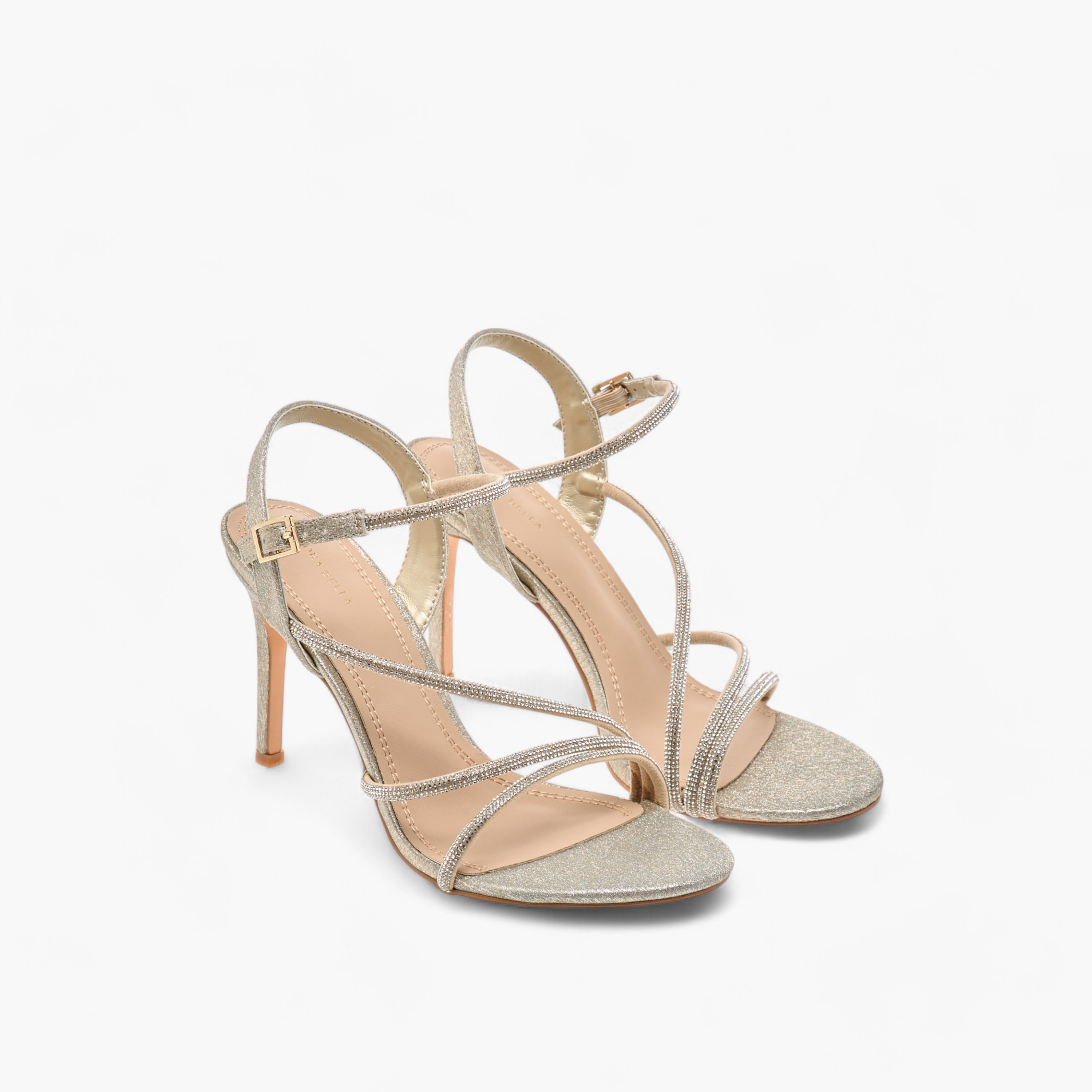Flora Bella Embellished Stiletto Heel Sandals with Buckle Closure-women-shoes-sandals-heeled-image-1