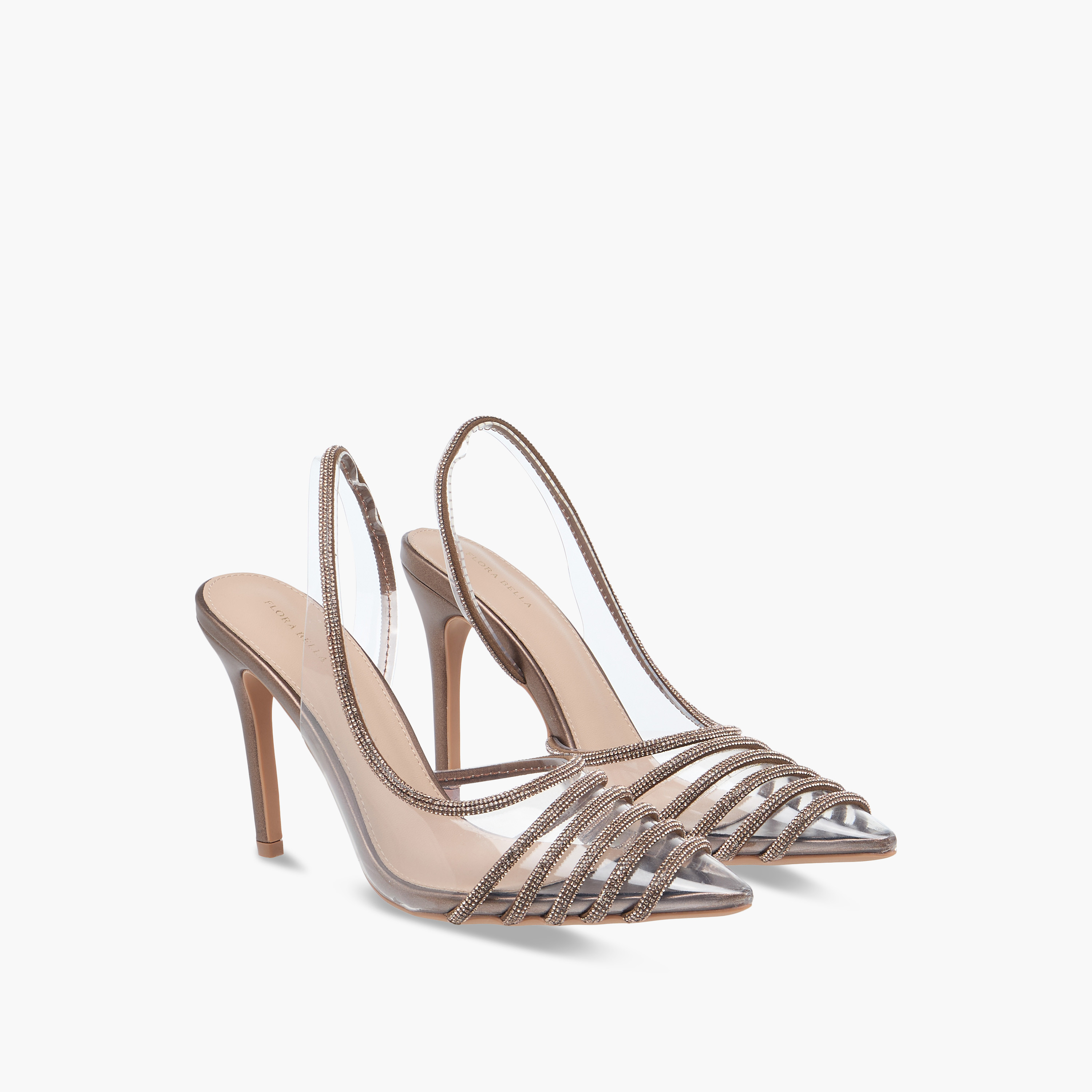 حذاء مزيّن بكعب ستيليتو وحزام خلفي ومقدمة مدببة من فلورا بيلا-women-shoes-heels-image-1