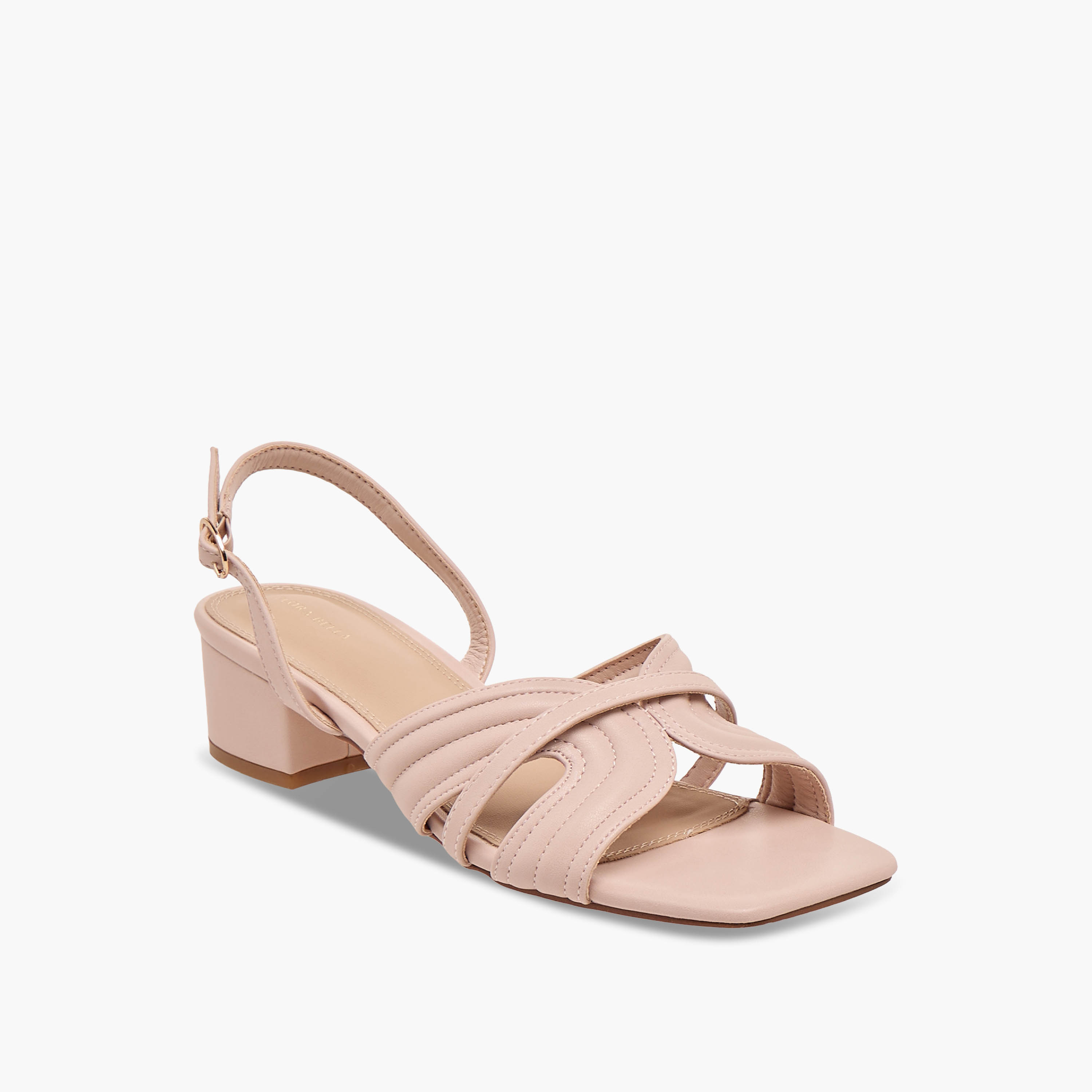 صندل بكعب عريض وأحزمة للنساء من فلورا بيلا-women-shoes-sandals-heeled-image-2