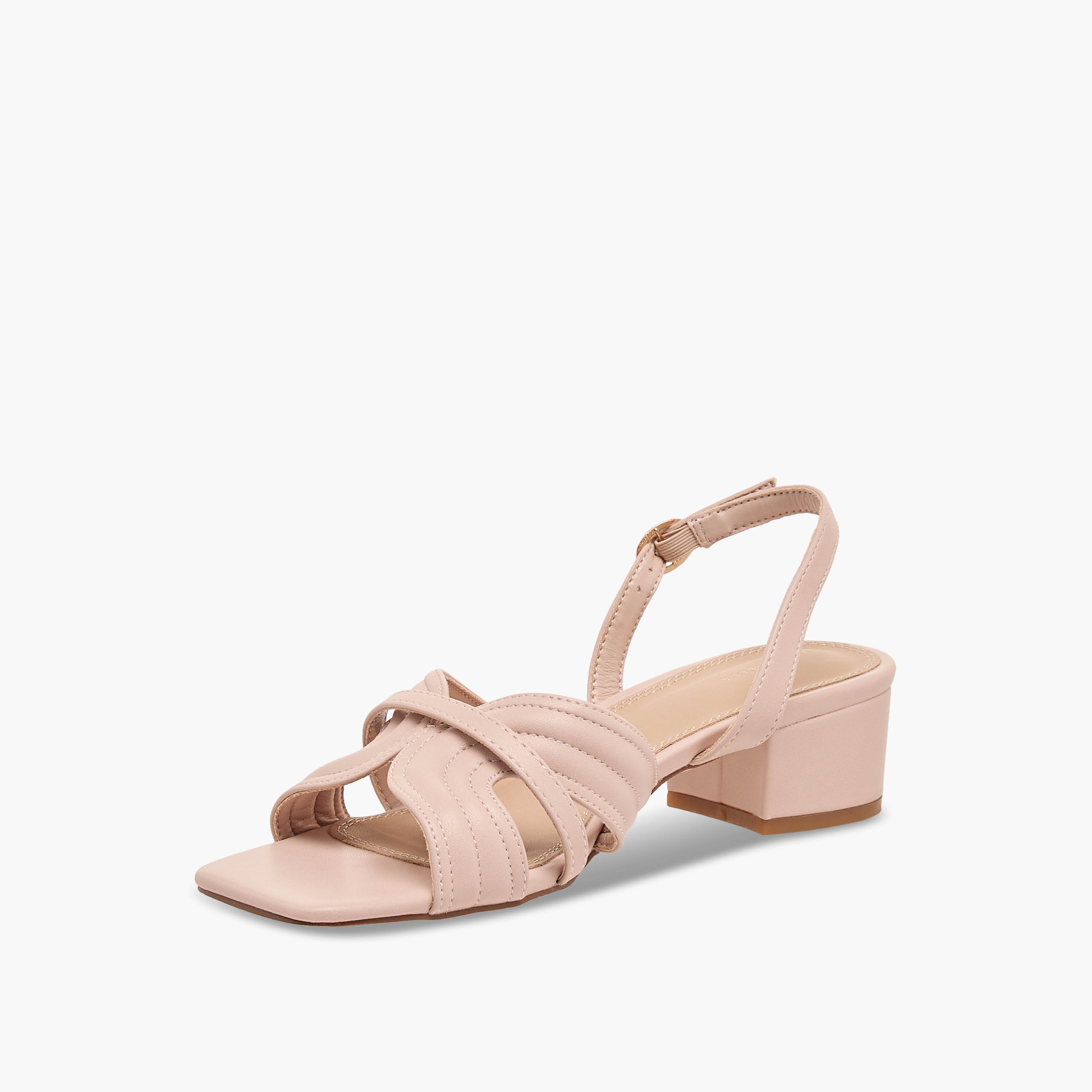 صندل بكعب عريض وأحزمة للنساء من فلورا بيلا-women-shoes-sandals-heeled-image-4