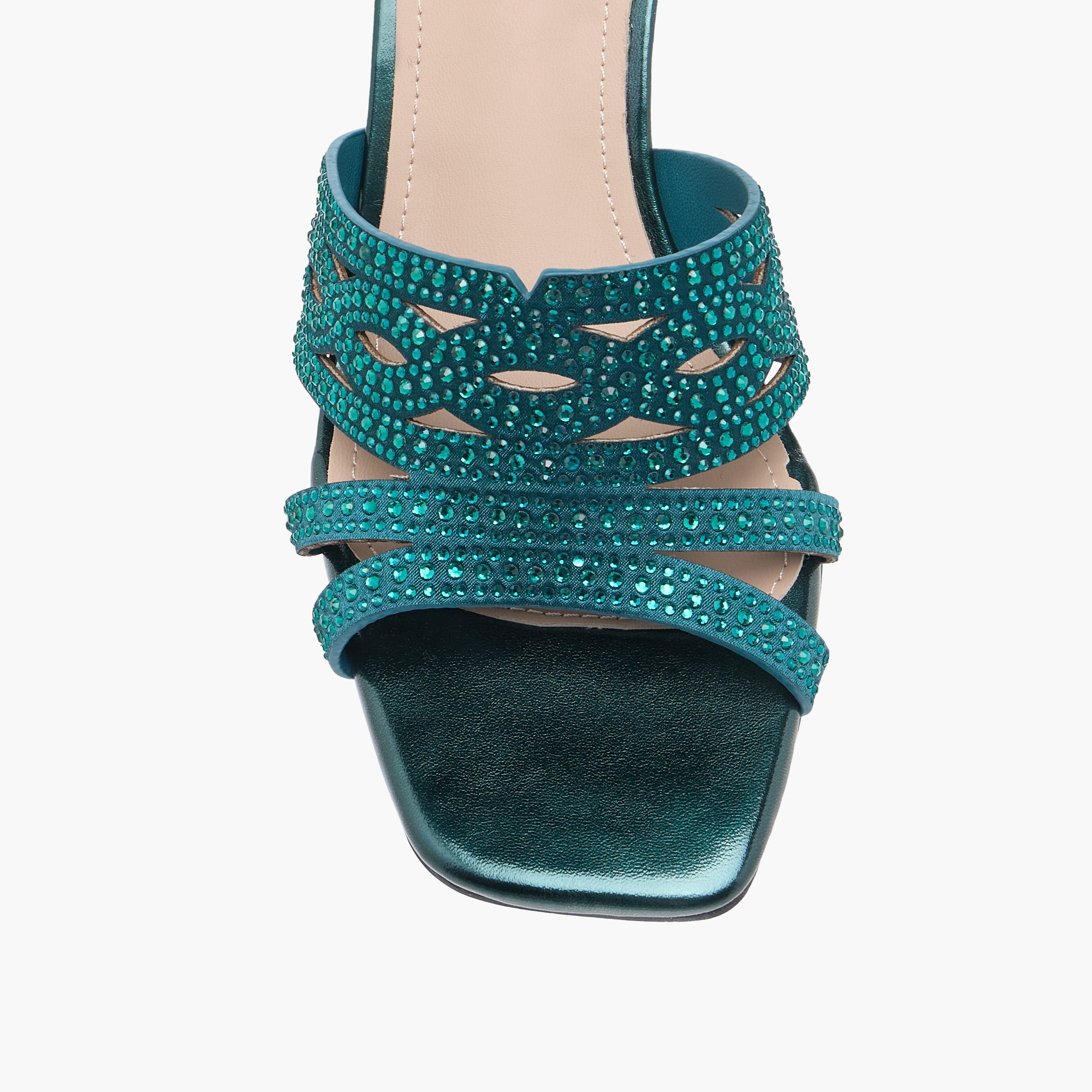 Flora Bella Embellished Slip-On Sandals with Flared Heels-women-shoes-sandals-heeled-image-4