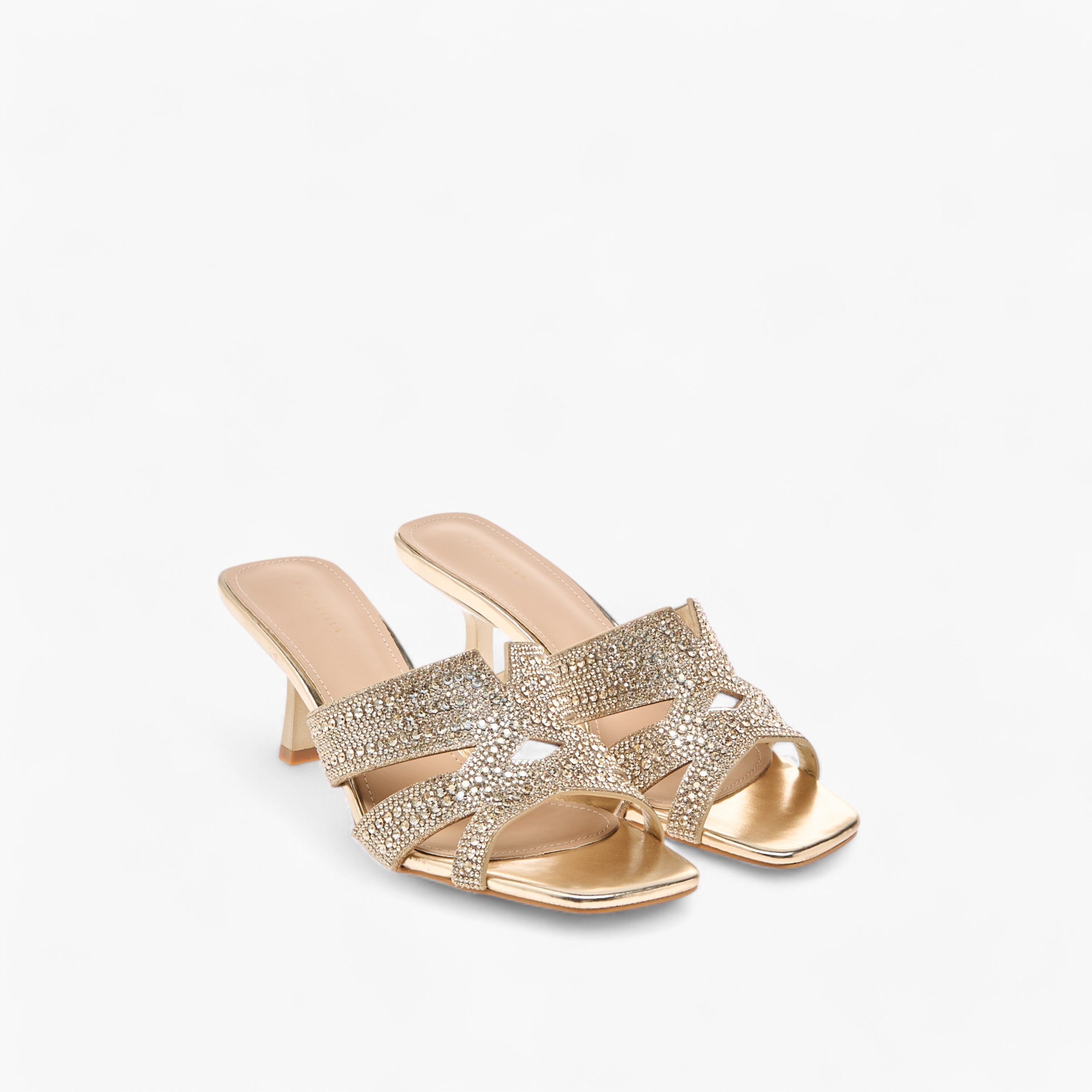 Flora Bella Embellished Slip-On Sandals with Flared Heels-women-shoes-sandals-heeled-image-1