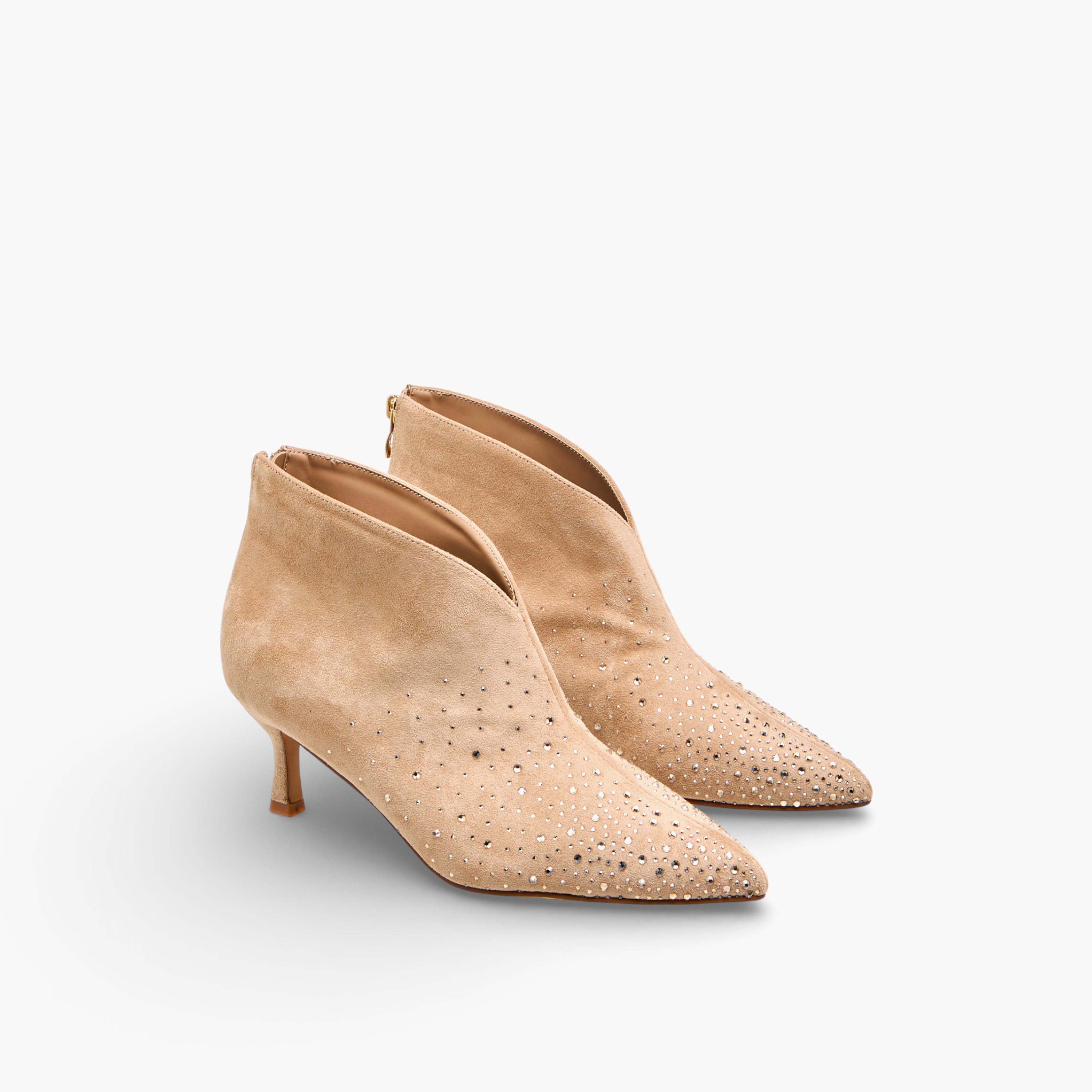 بوت للكاحل بكعب صغير للنساء من فلورا بيلا-women-shoes-boots-image-1