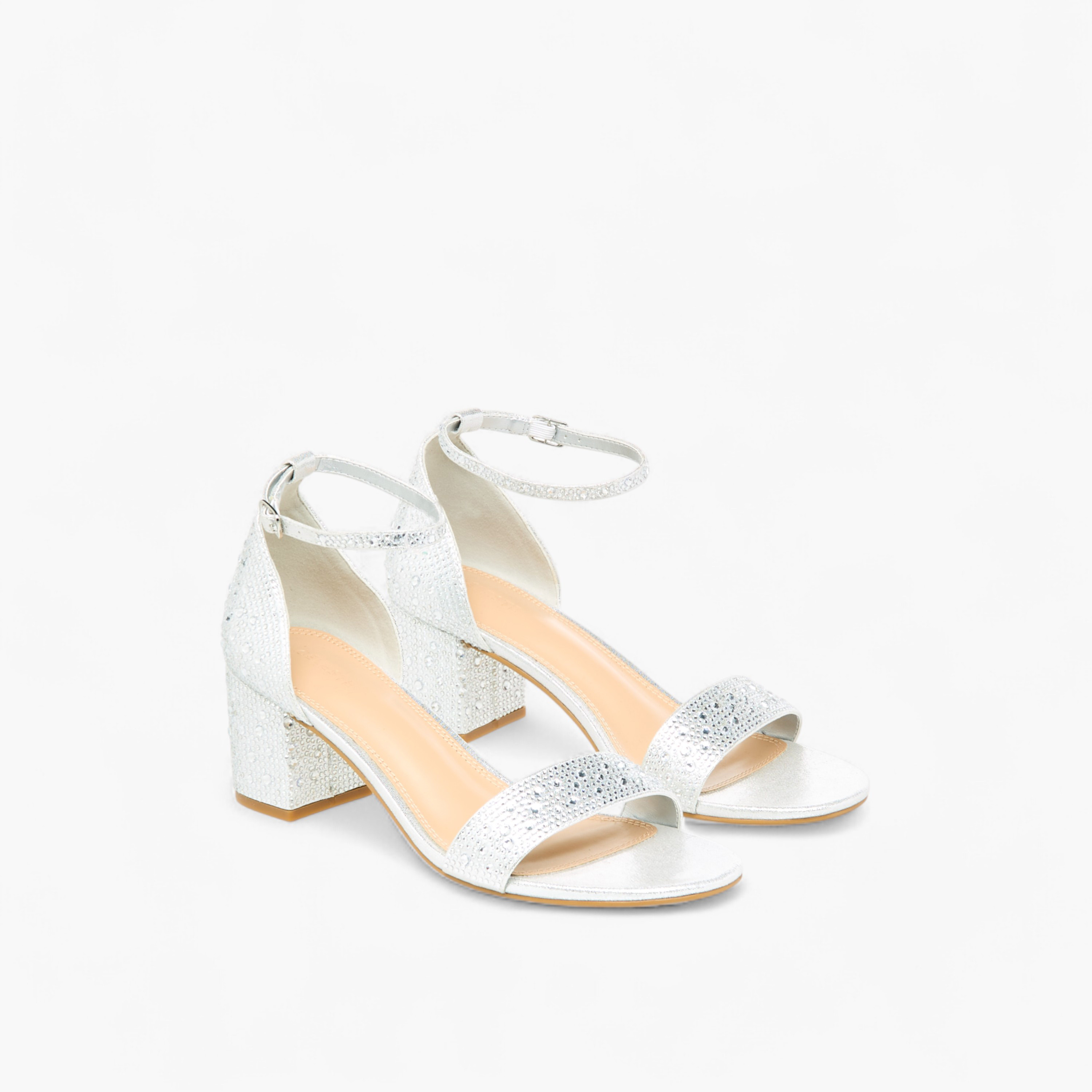 Celeste Women's Embellished Block Heel Sandals with Buckle Closure-women-shoes-sandals-heeled-image-1