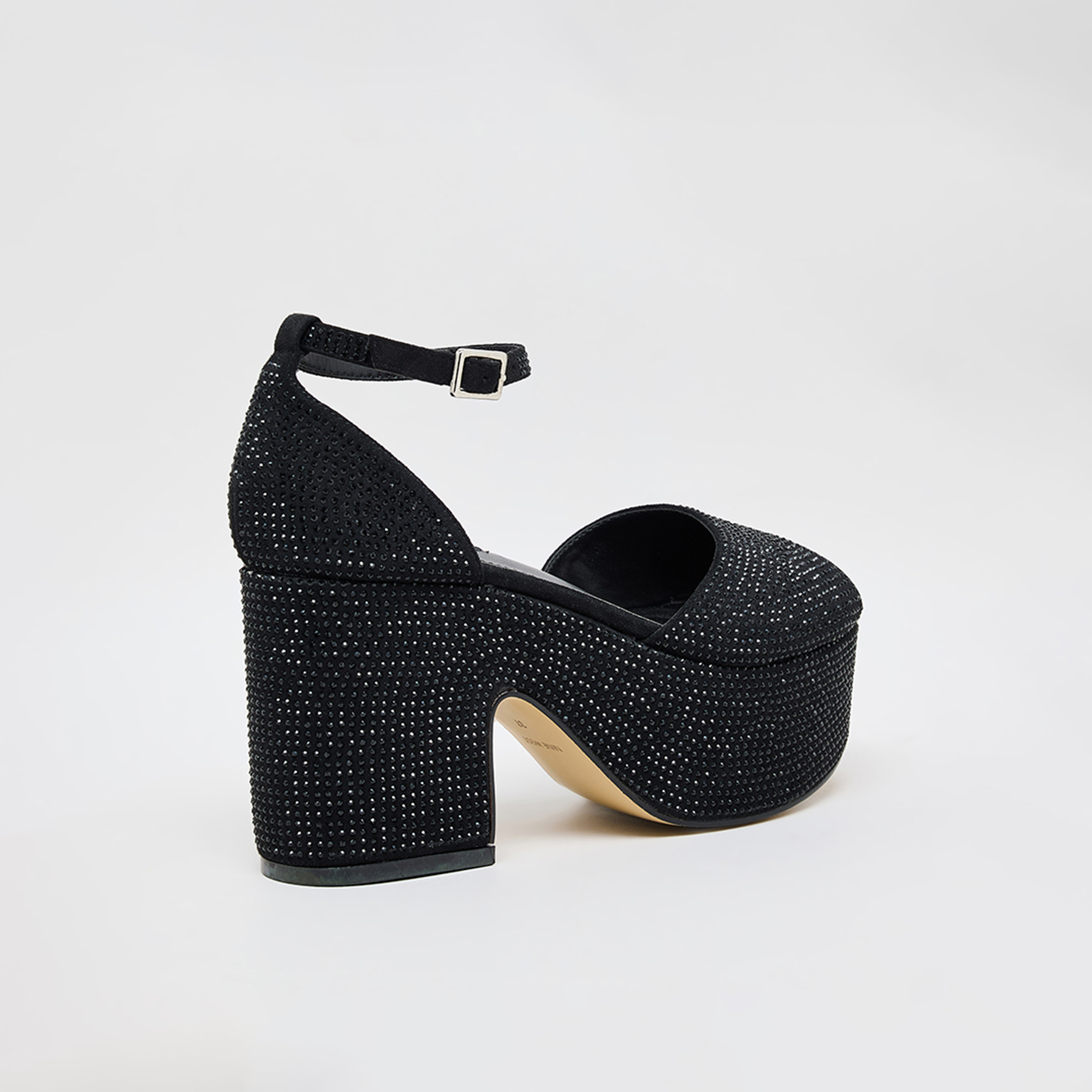 ناين ويست - حذاء نسائي بكعب عالٍ بإبزيم | SXH22057-09-women-shoes-sandals-heeled-image-5