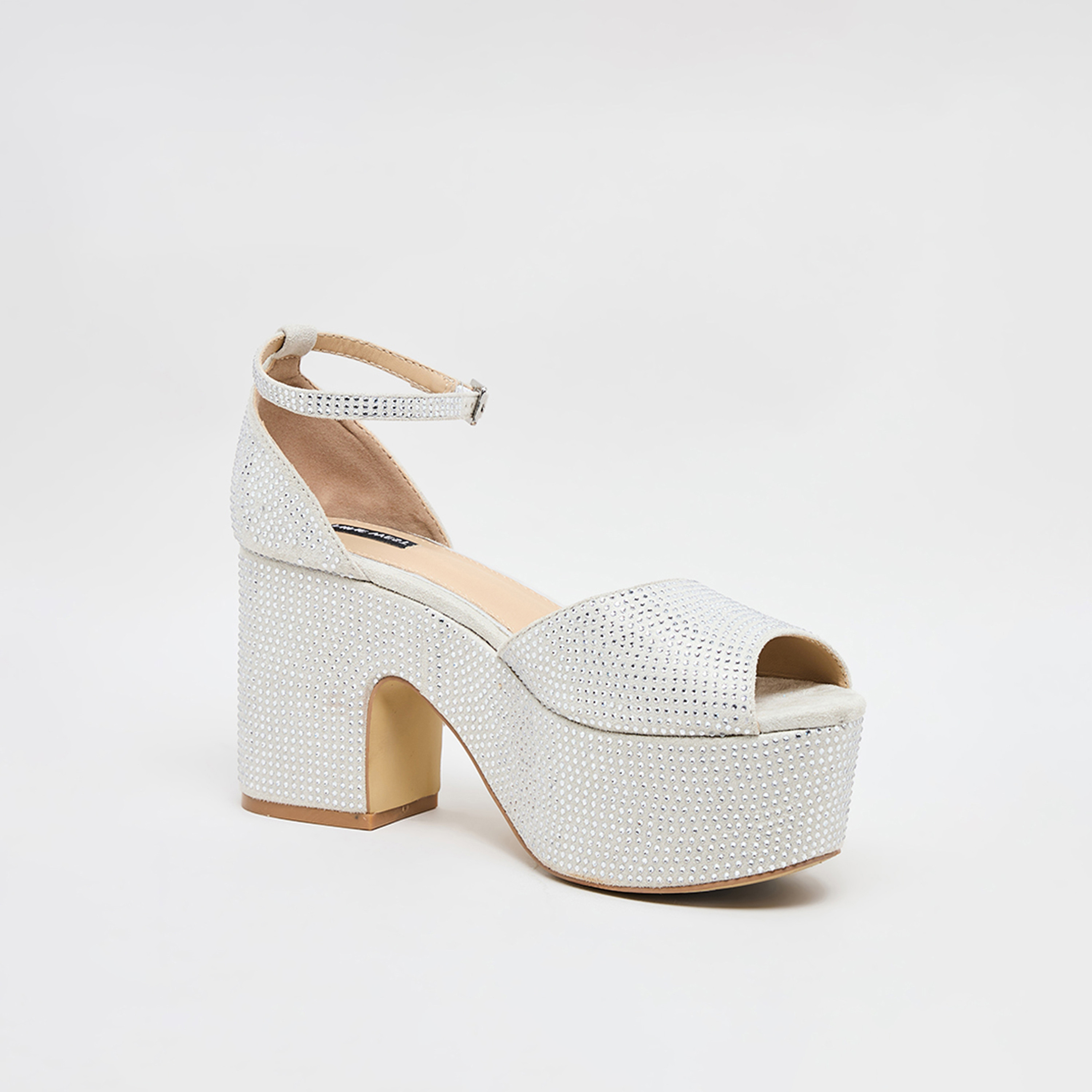 ناين ويست - حذاء نسائي بكعب عالٍ بإبزيم | SXH22057-09-women-shoes-sandals-heeled-image-6